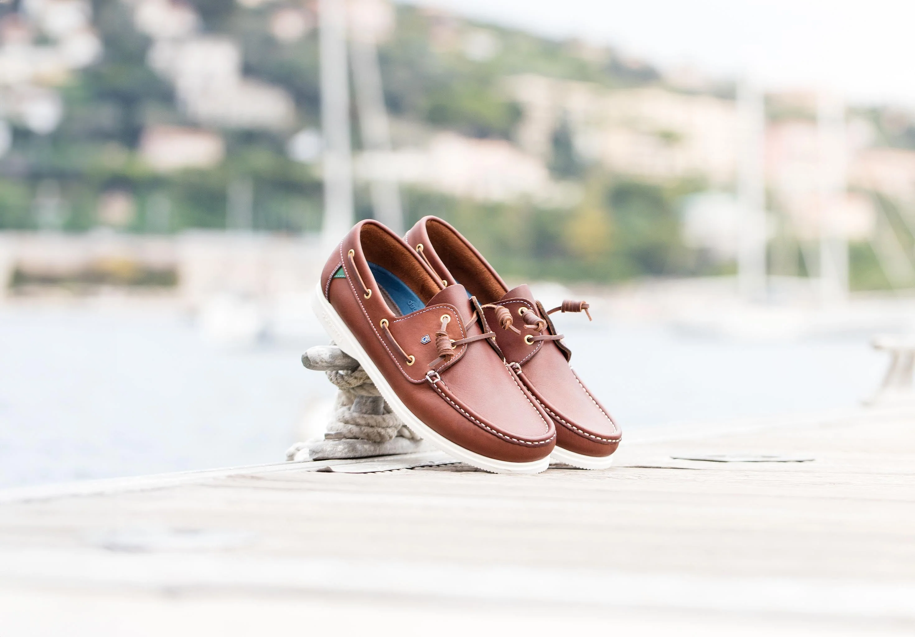 Admirals Ladies Deck Shoe - Brown - Image 3