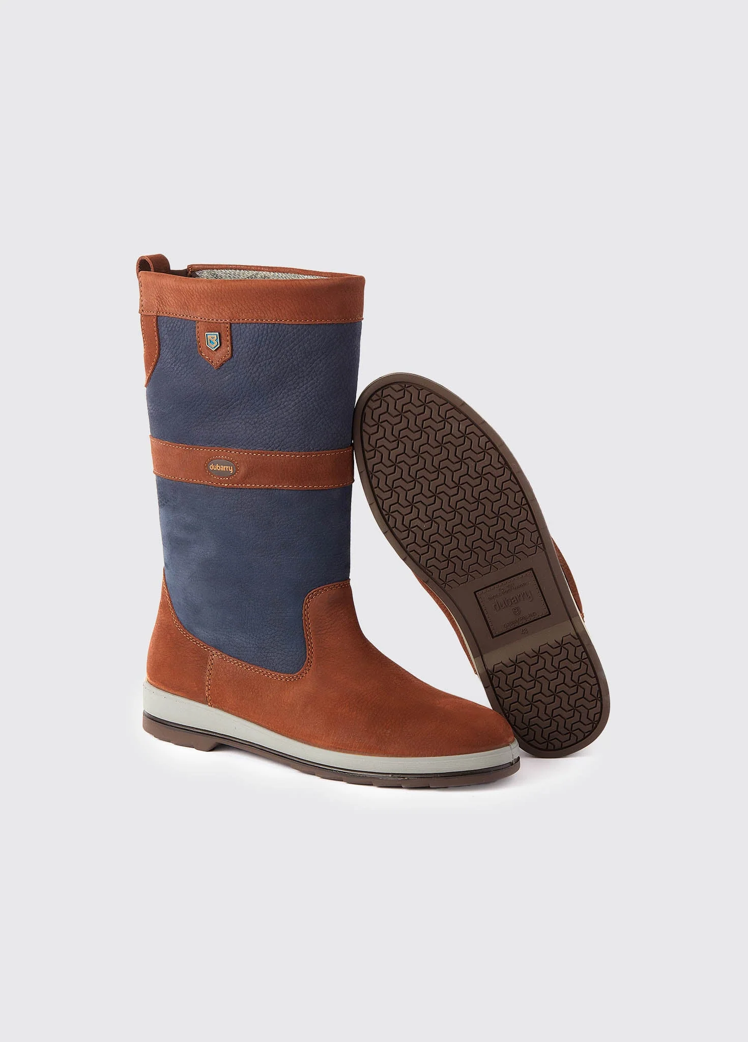 Ultima Ladies ExtraFit™ Sailing Boot - Navy/Brown - Image 2