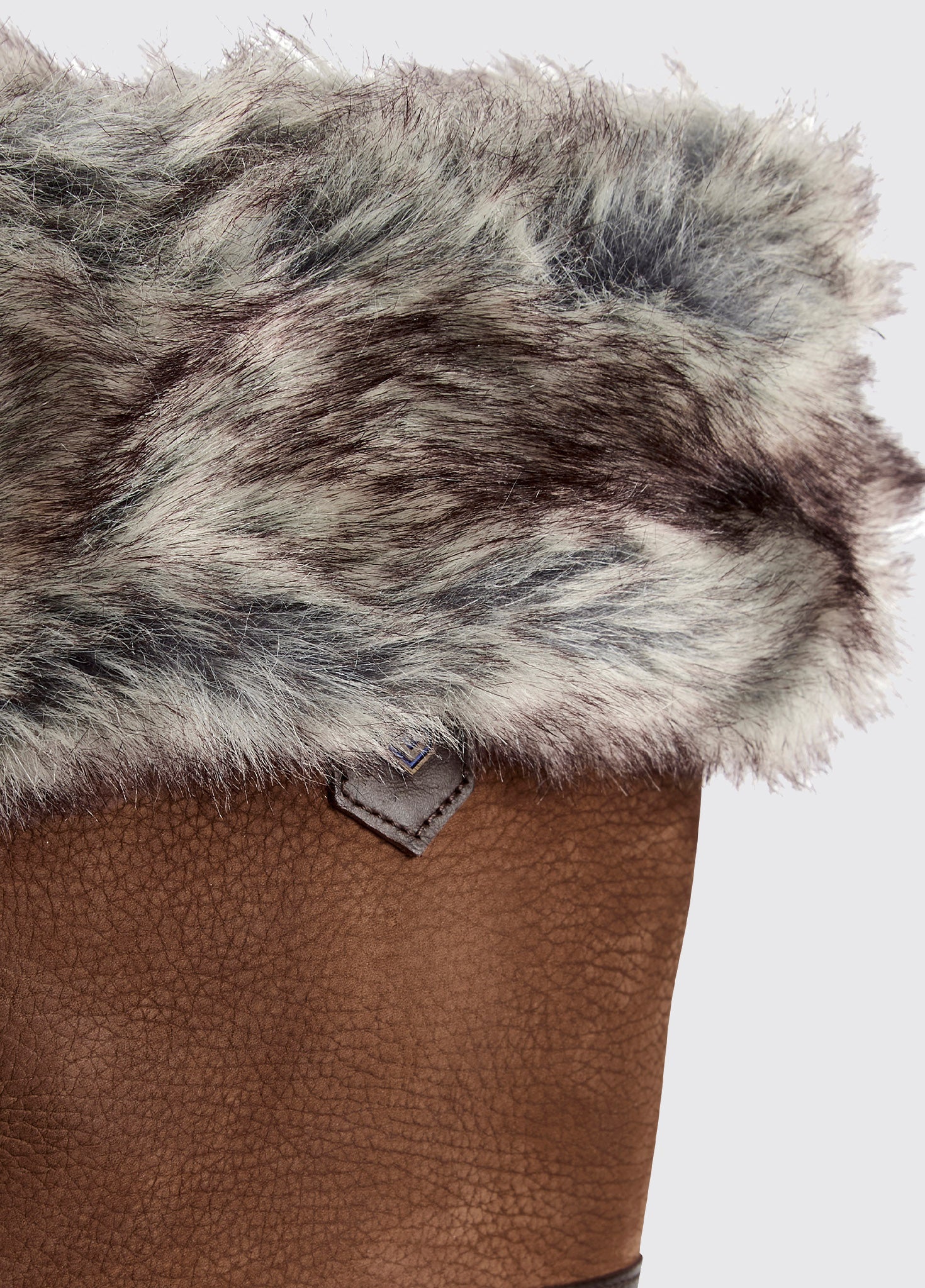 Raftery Ladies Faux Fur Boot Liners - Sable - Image 2