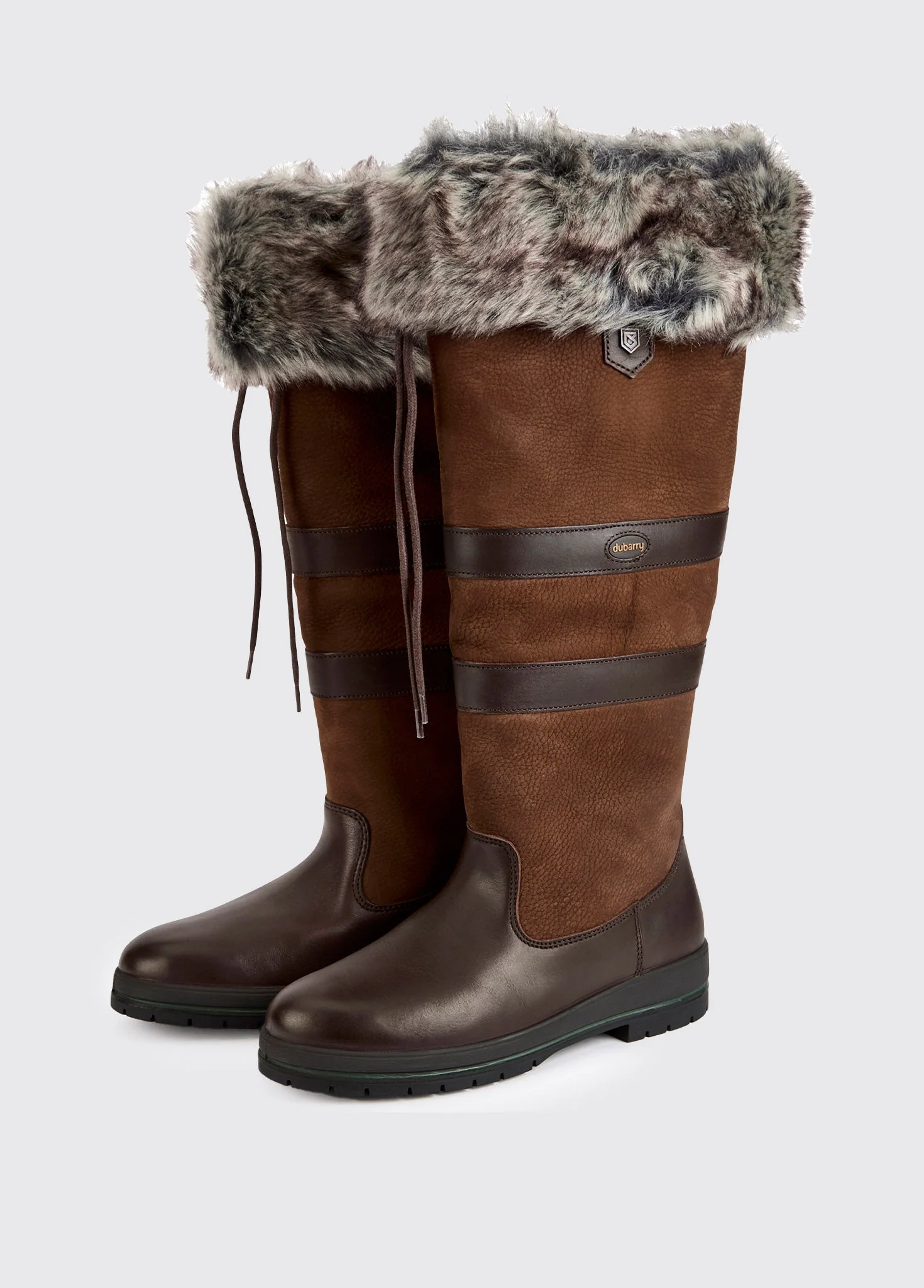 Raftery Ladies Faux Fur Boot Liners - Sable - Image 3