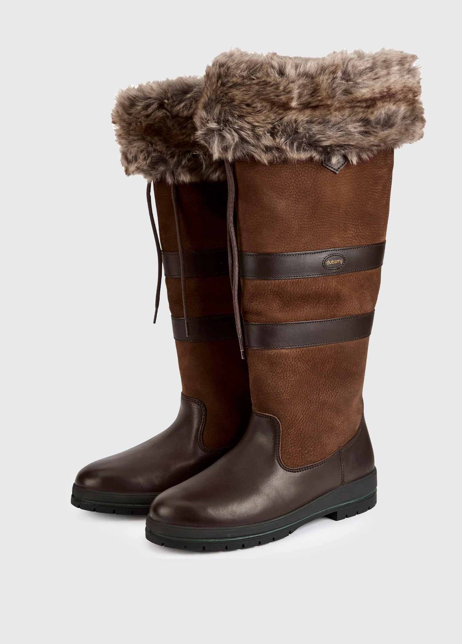 Raftery Ladies Faux Fur Boot Liners - Chinchilla - Image 3