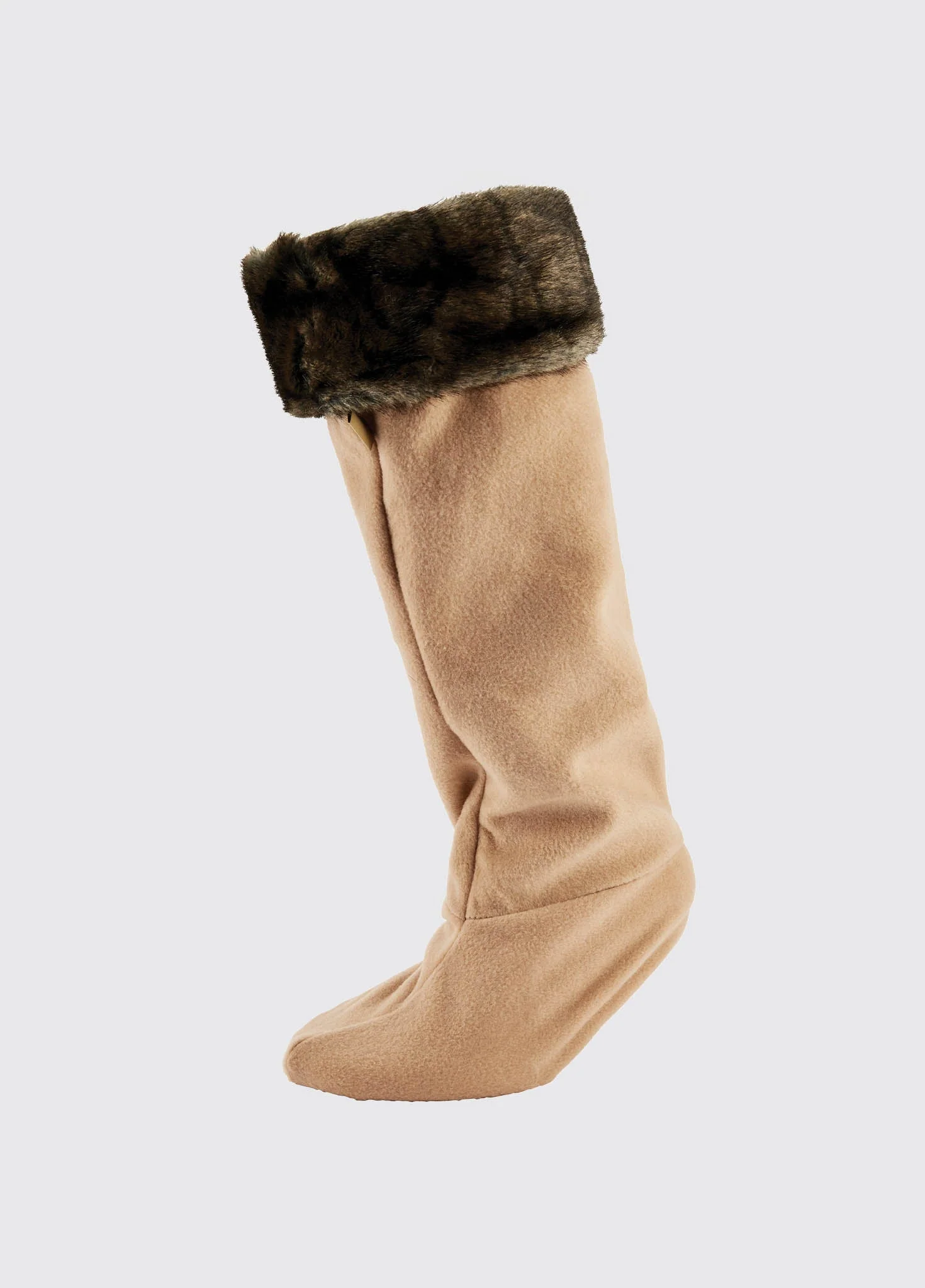 Faux Ladies Fur Boot Liners - Elk - Image 2