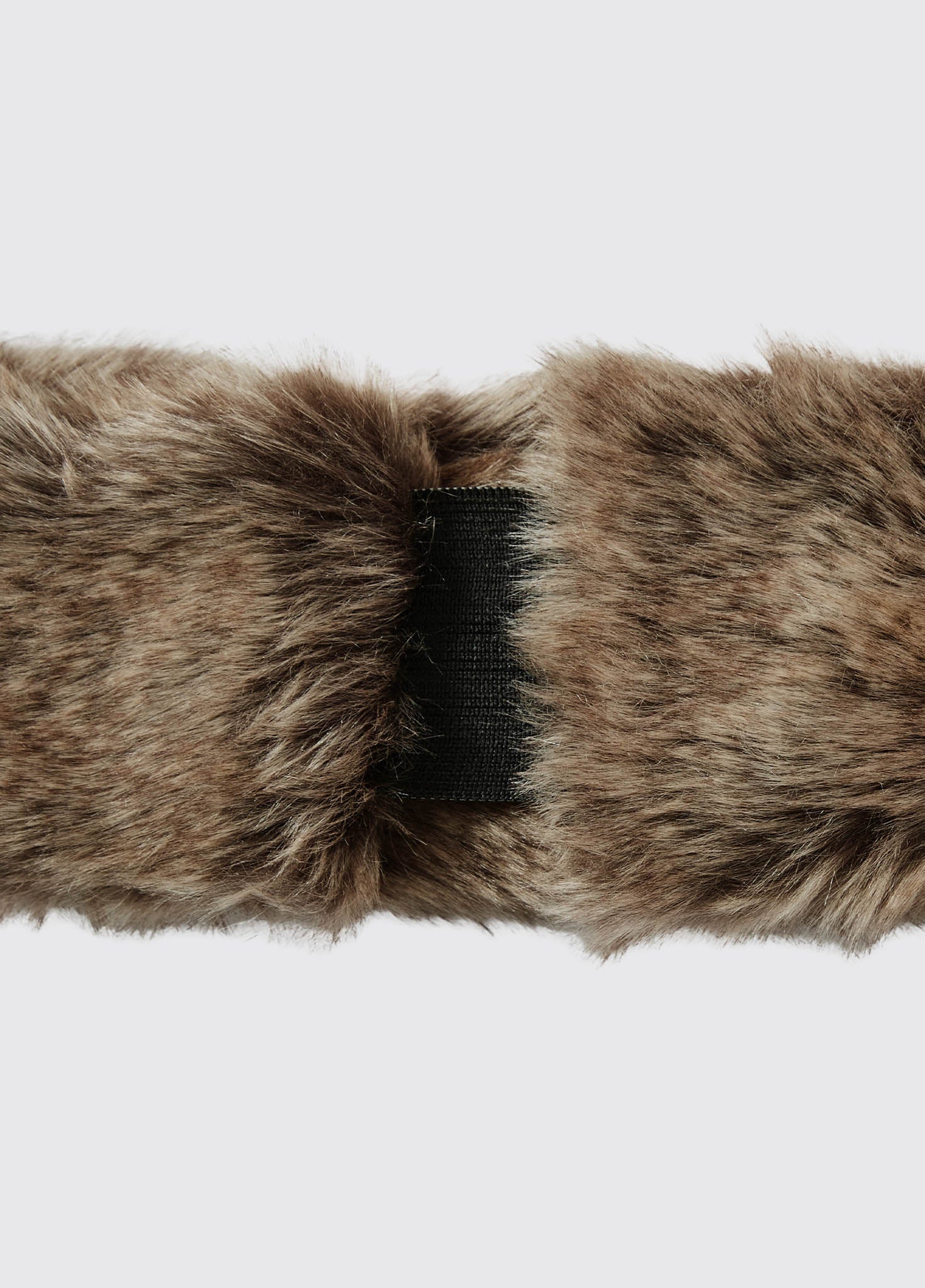 Faux Ladies Fur Headband - Elk - Image 2