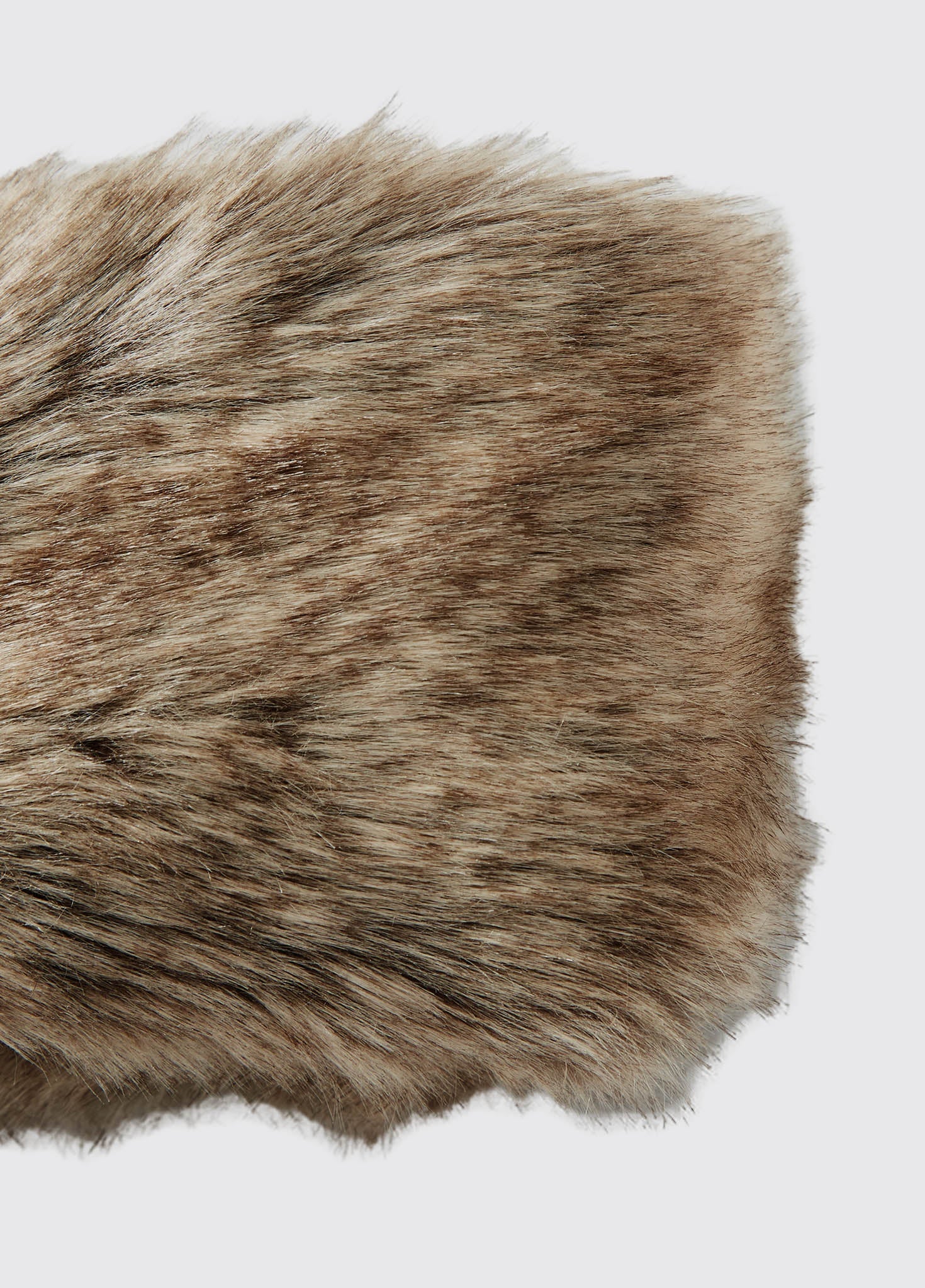 Faux Ladies Fur Headband - Elk - Image 3