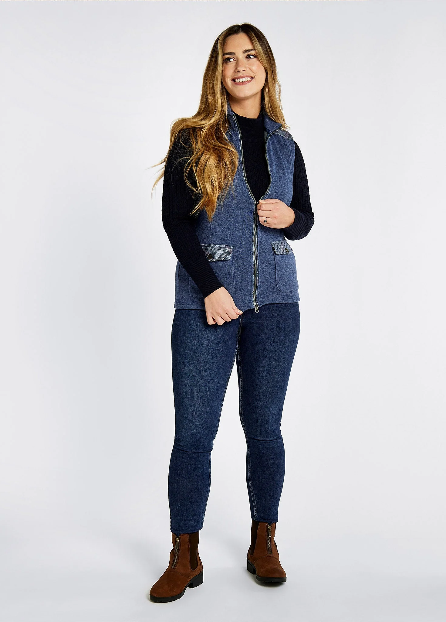 Cherrywood Gilet - Denim - Image 2