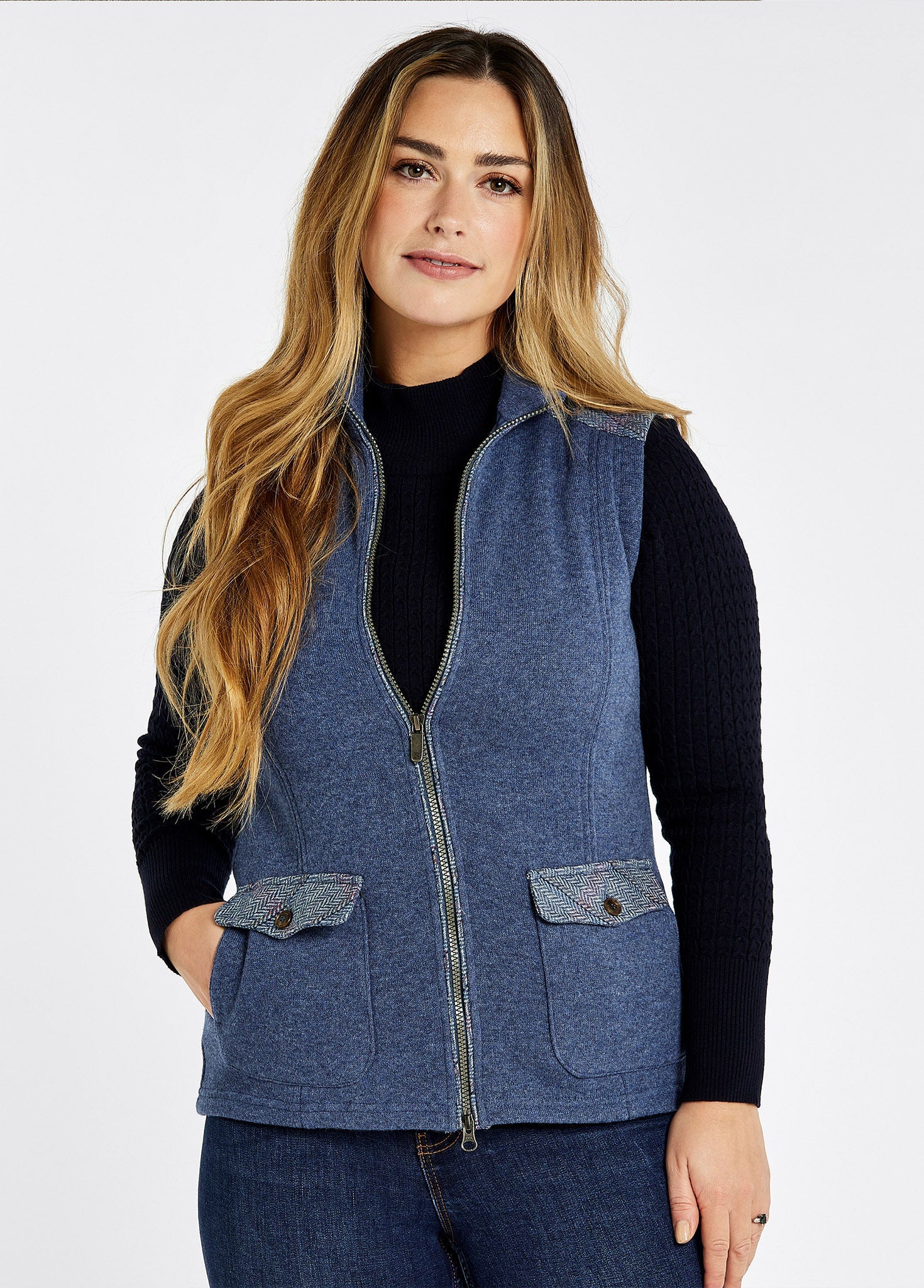 Cherrywood Gilet - Denim - Image 3