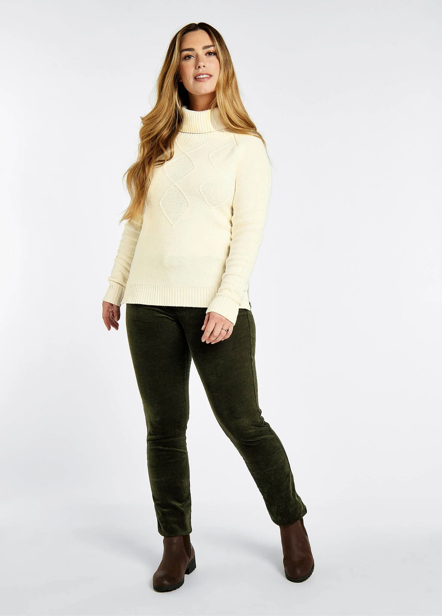 Honeysuckle Jeans - Olive - Image 2