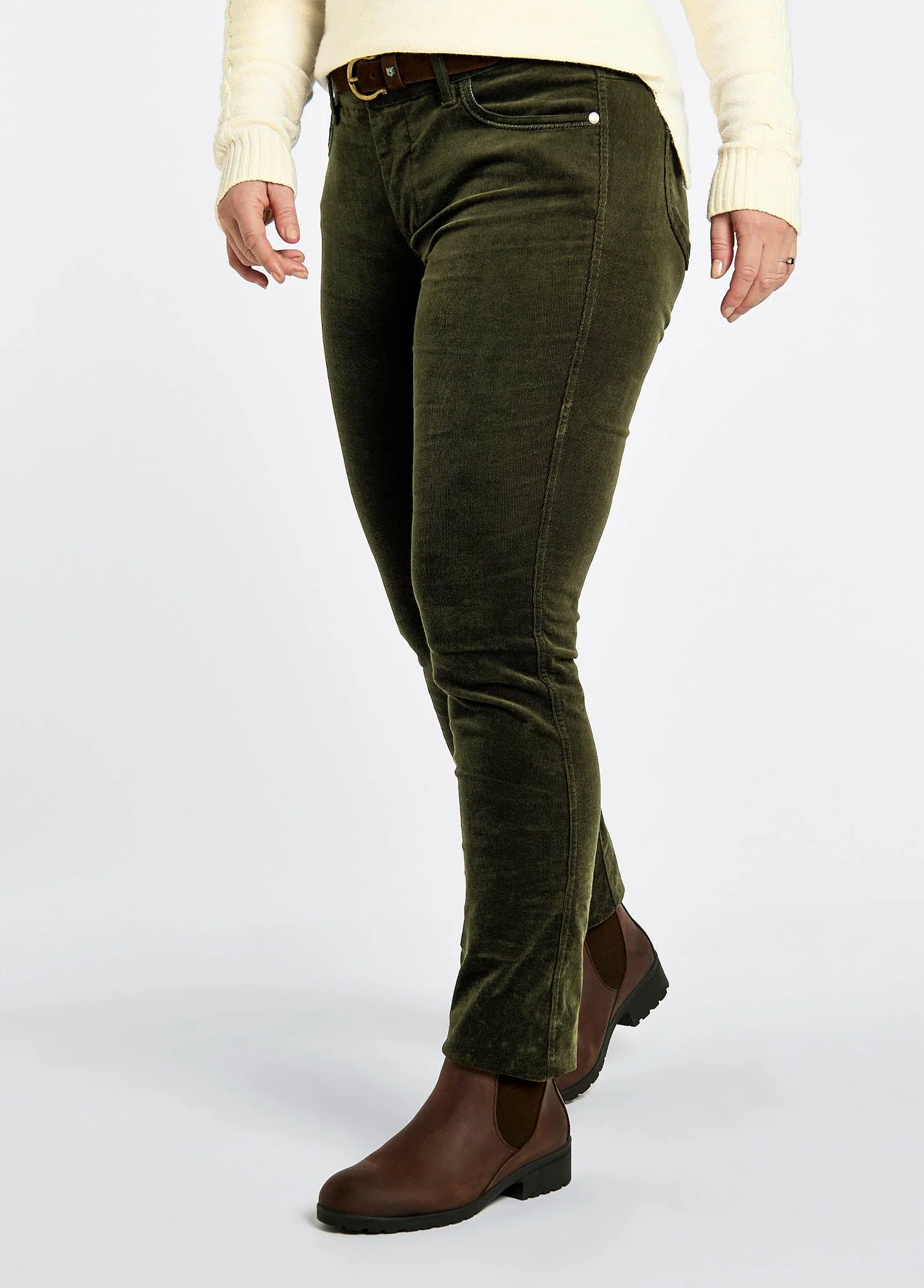 Honeysuckle Jeans - Olive - Image 3