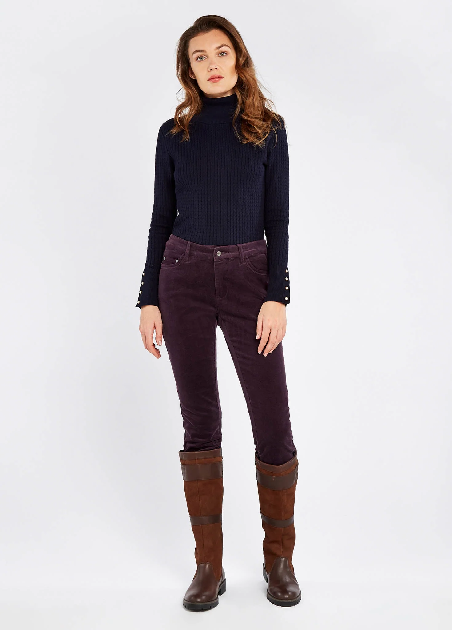 Honeysuckle Jeans - Plum - Image 2