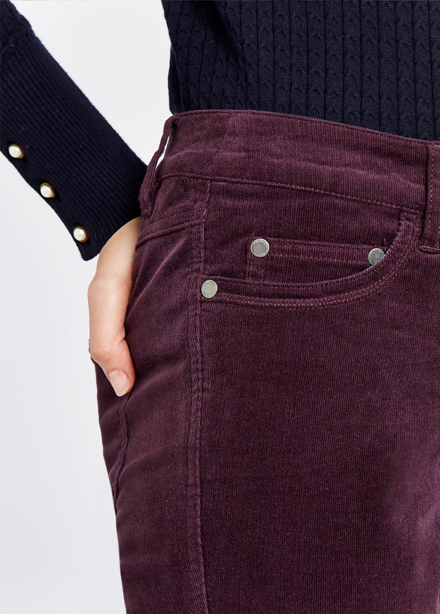 Honeysuckle Jeans - Plum - Image 5