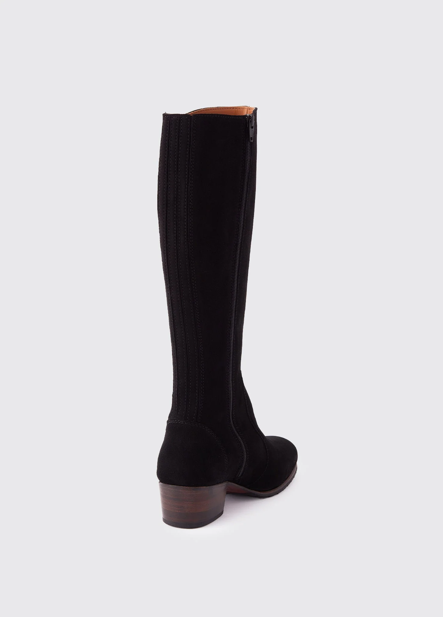 Downpatrick Knee High Boot - Black Suede - Image 7