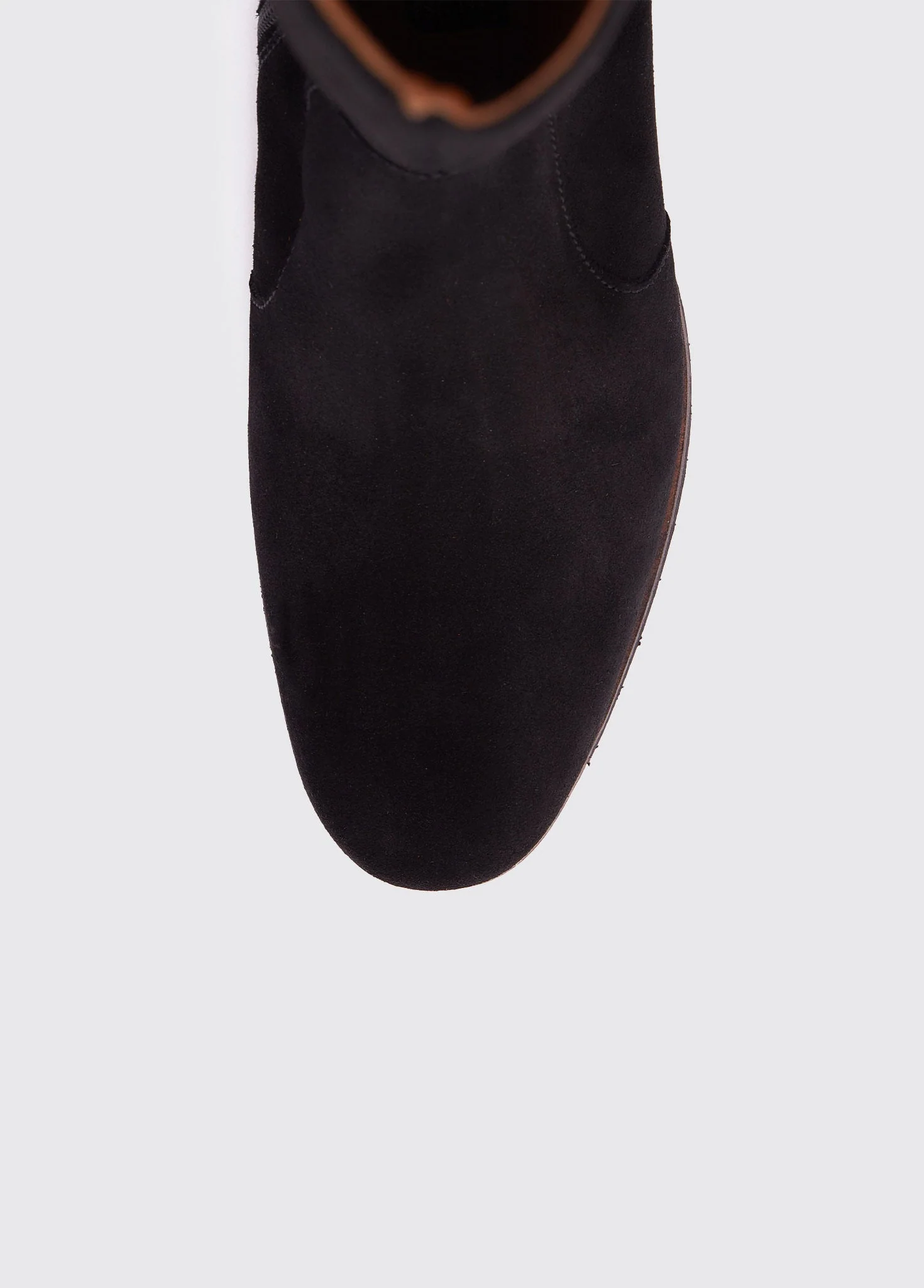 Downpatrick Knee High Boot - Black Suede - Image 8