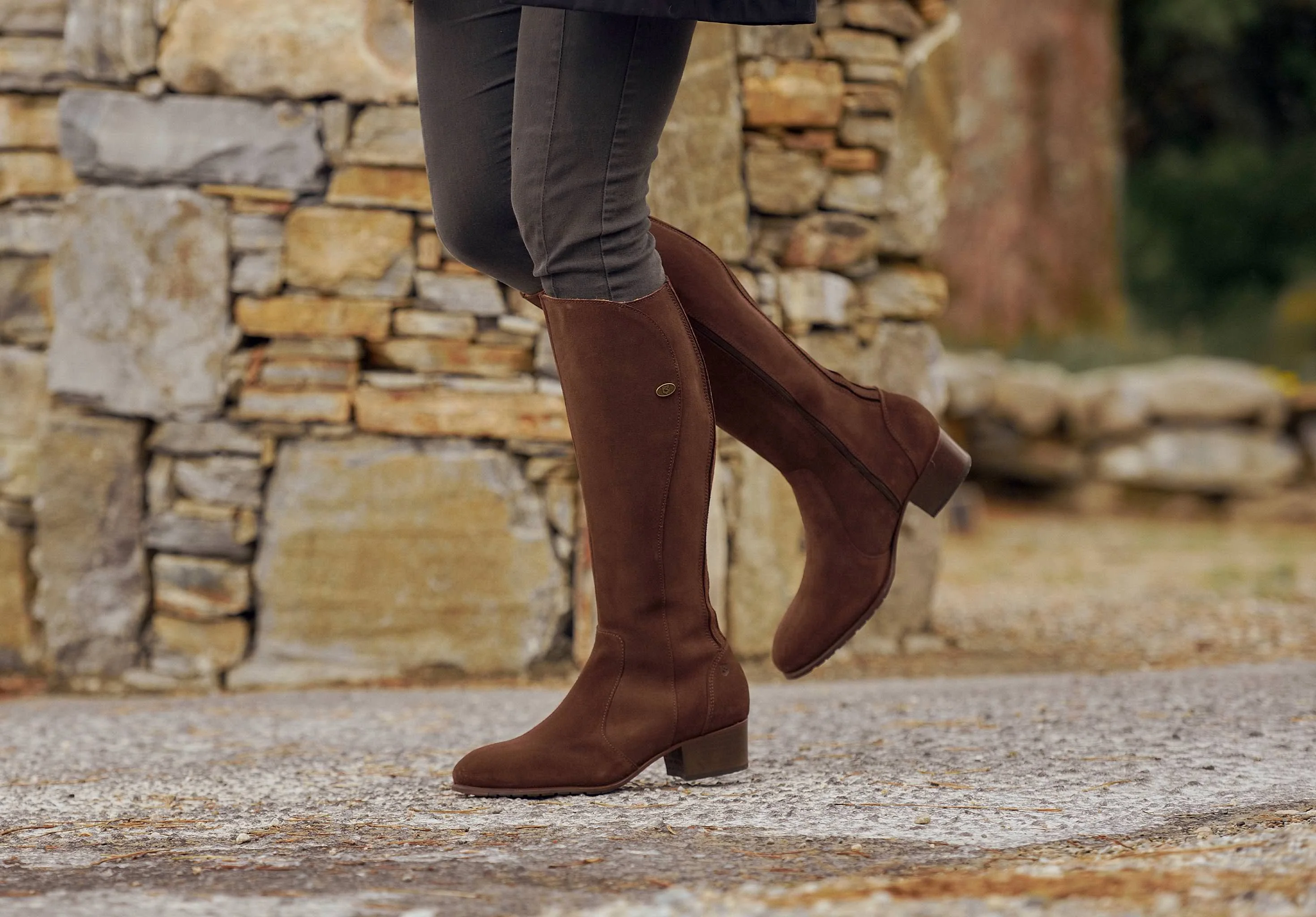 Downpatrick Knee High Boot - Cigar - Image 2