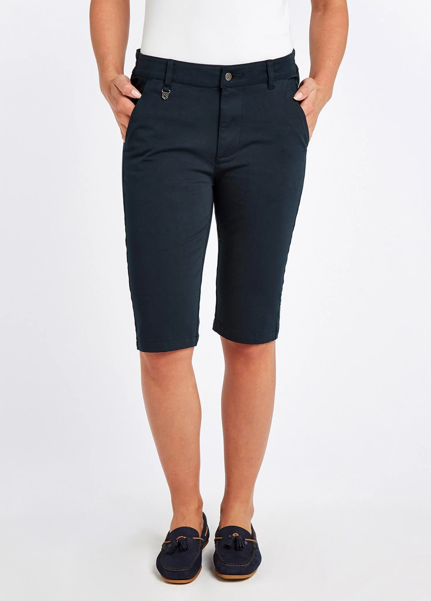 Springfield Knee Length Shorts - Navy - Image 3