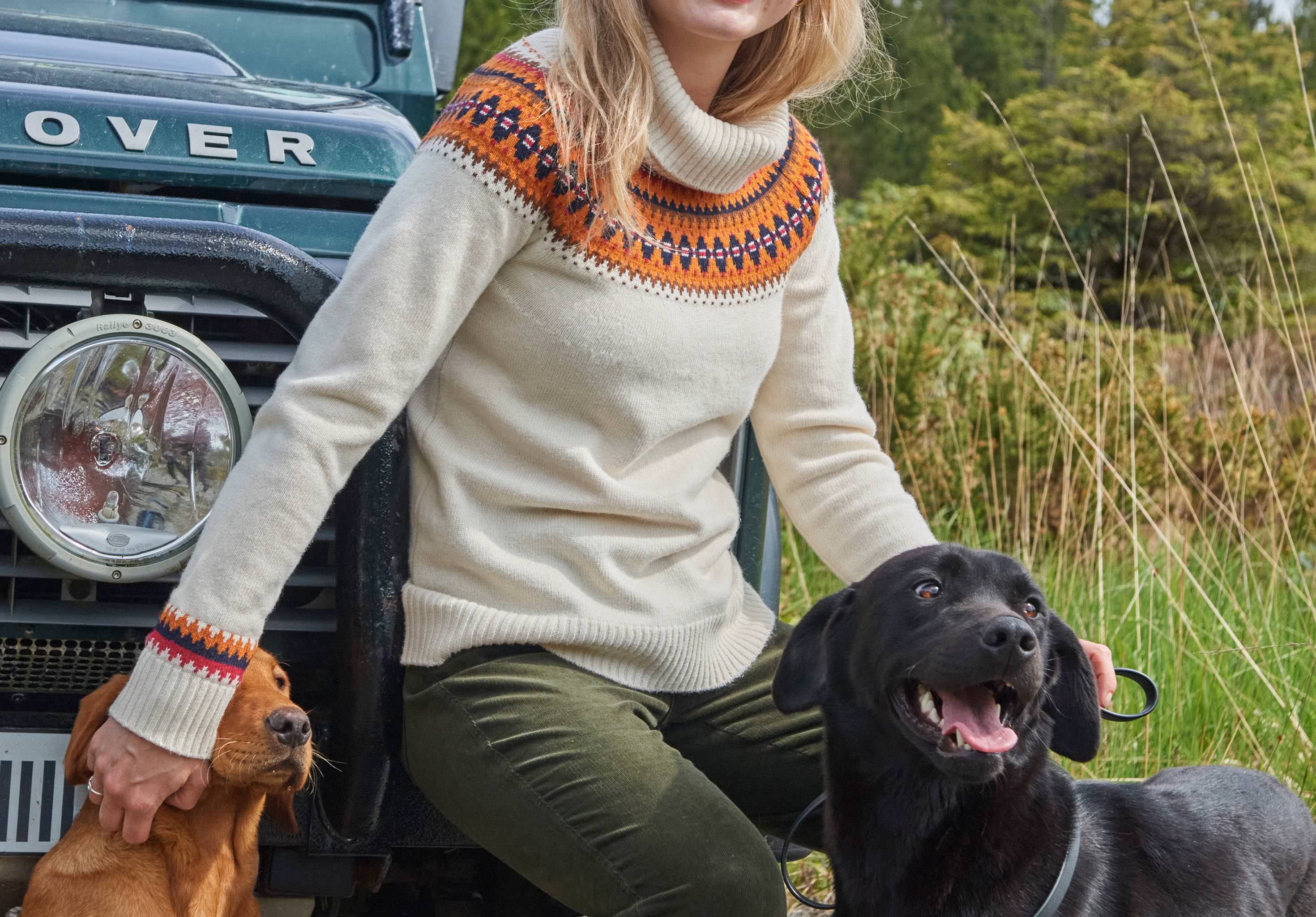 Riverdale Knitted Sweater - Chalk - Image 3