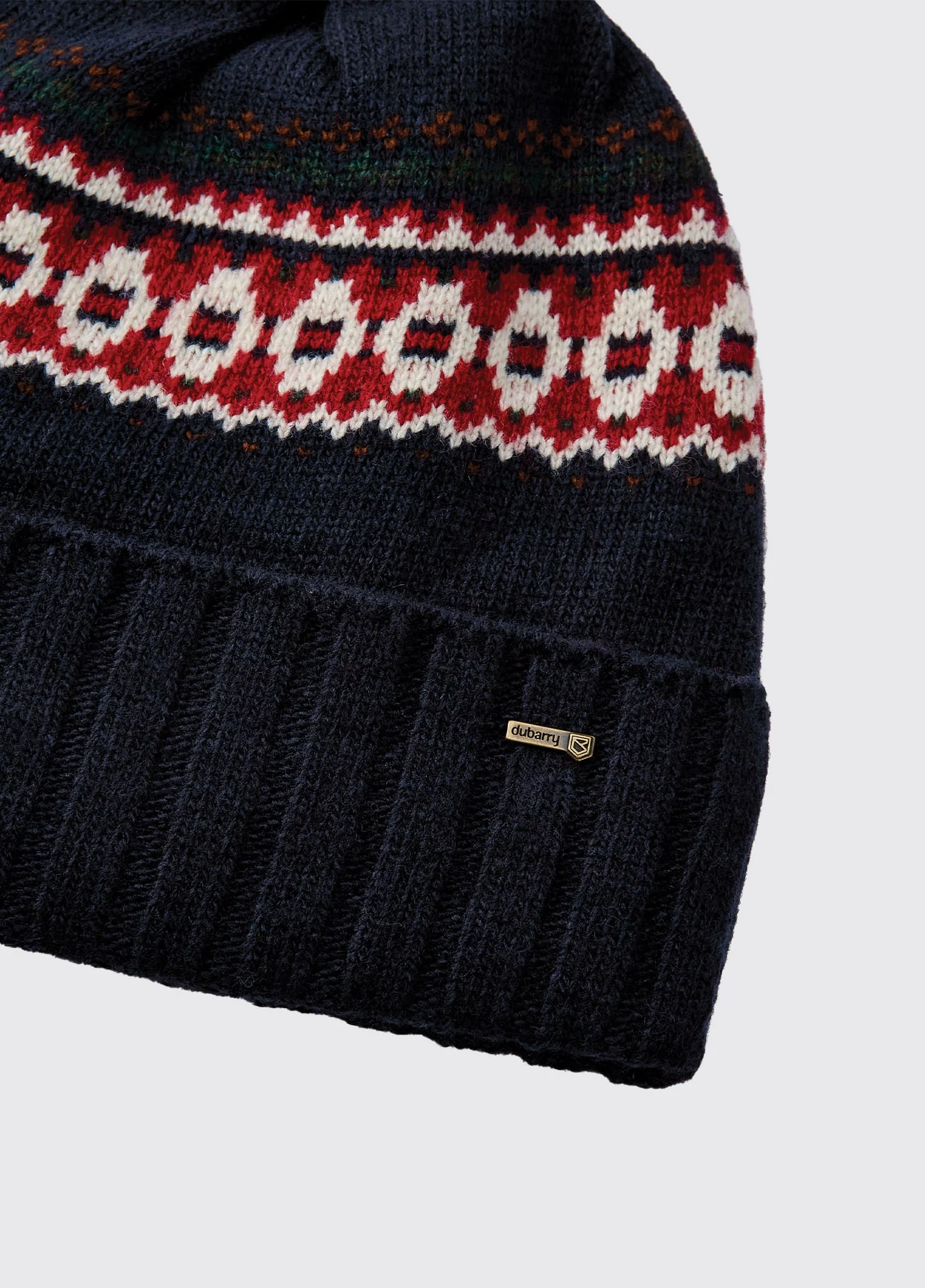 Kilcormac Ladies Knitted Hat - Navy - Image 2