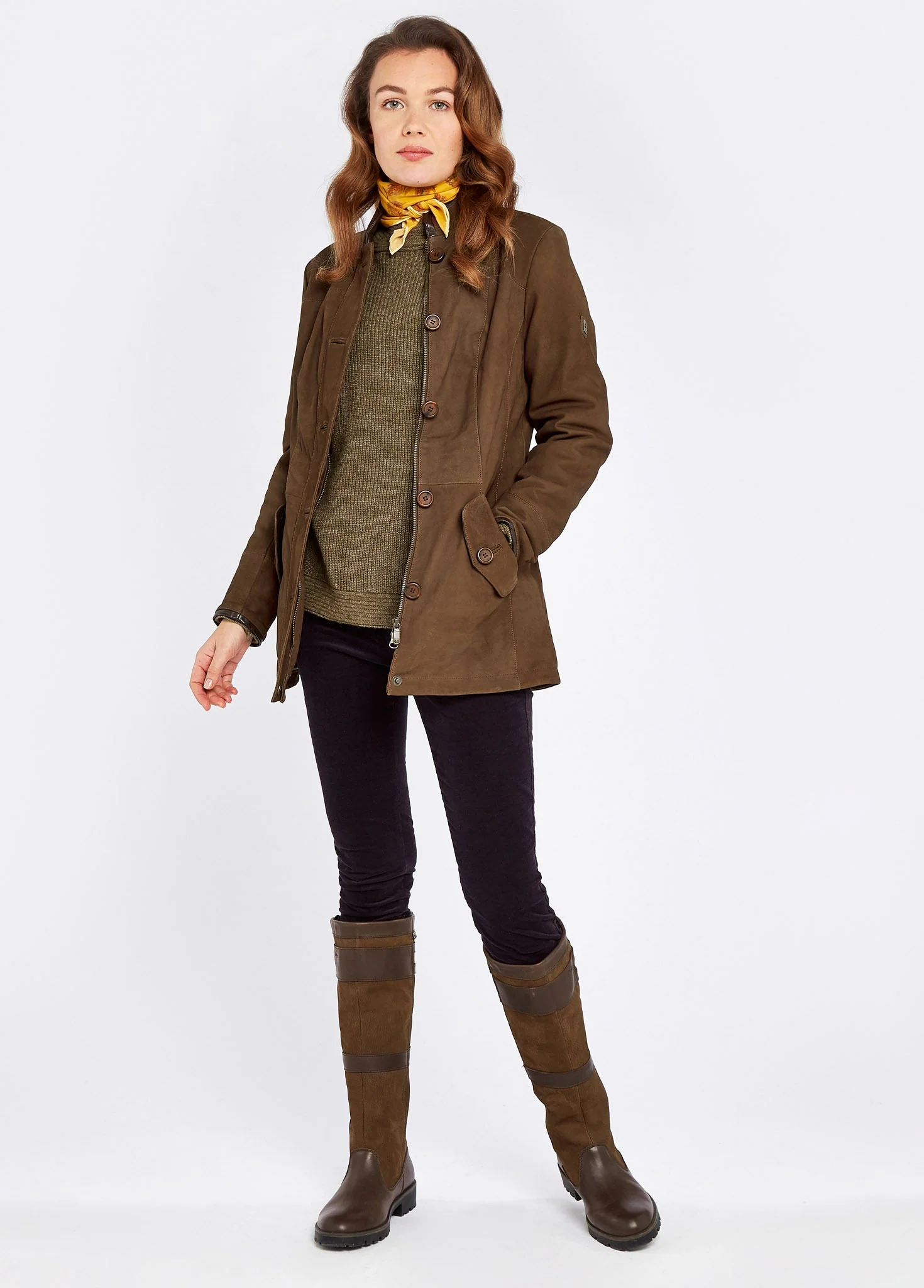 Joyce Leather Jacket - Walnut - Image 3