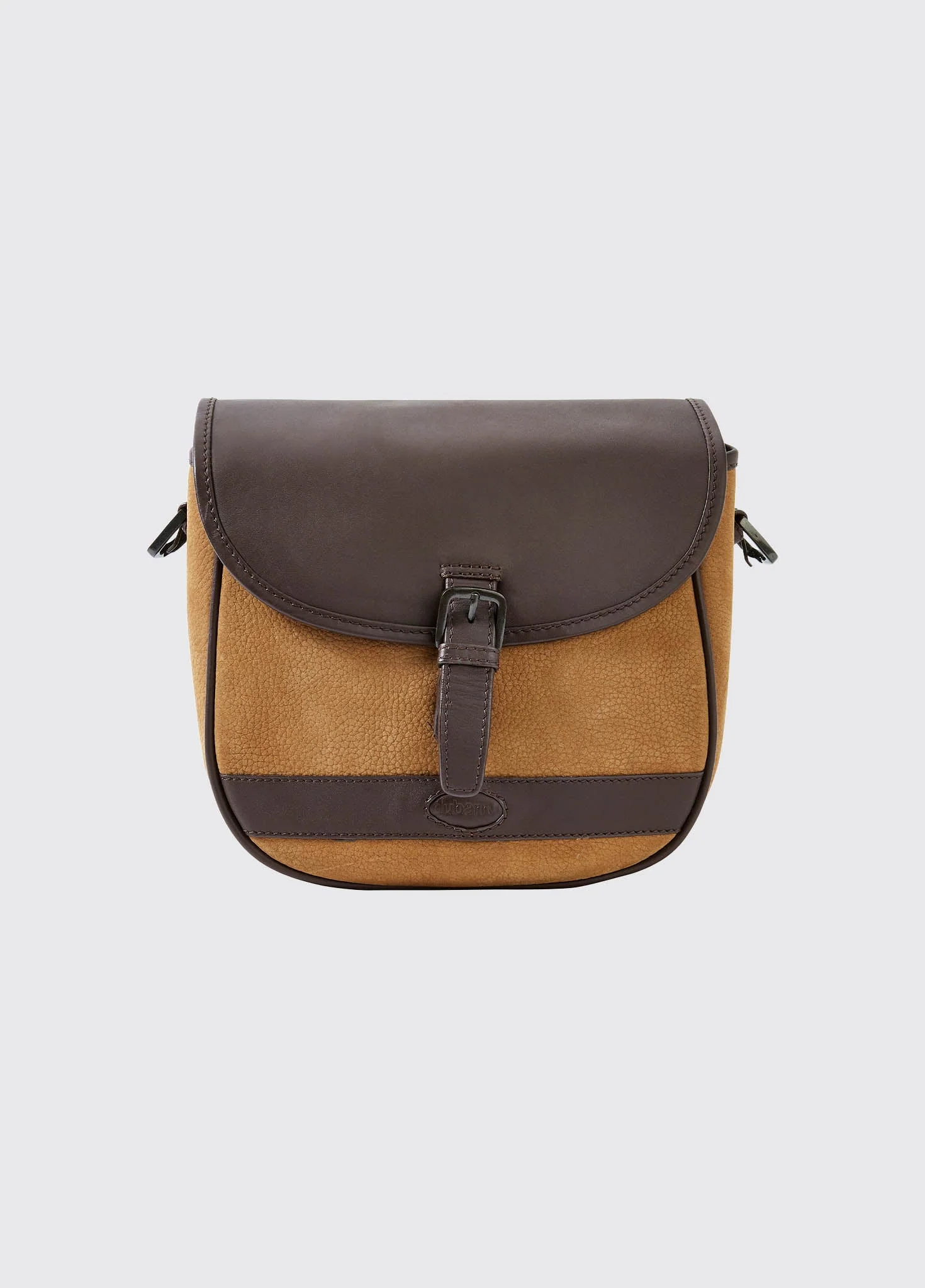 Clara Ladies Leather Saddle bag - Brown - Image 2