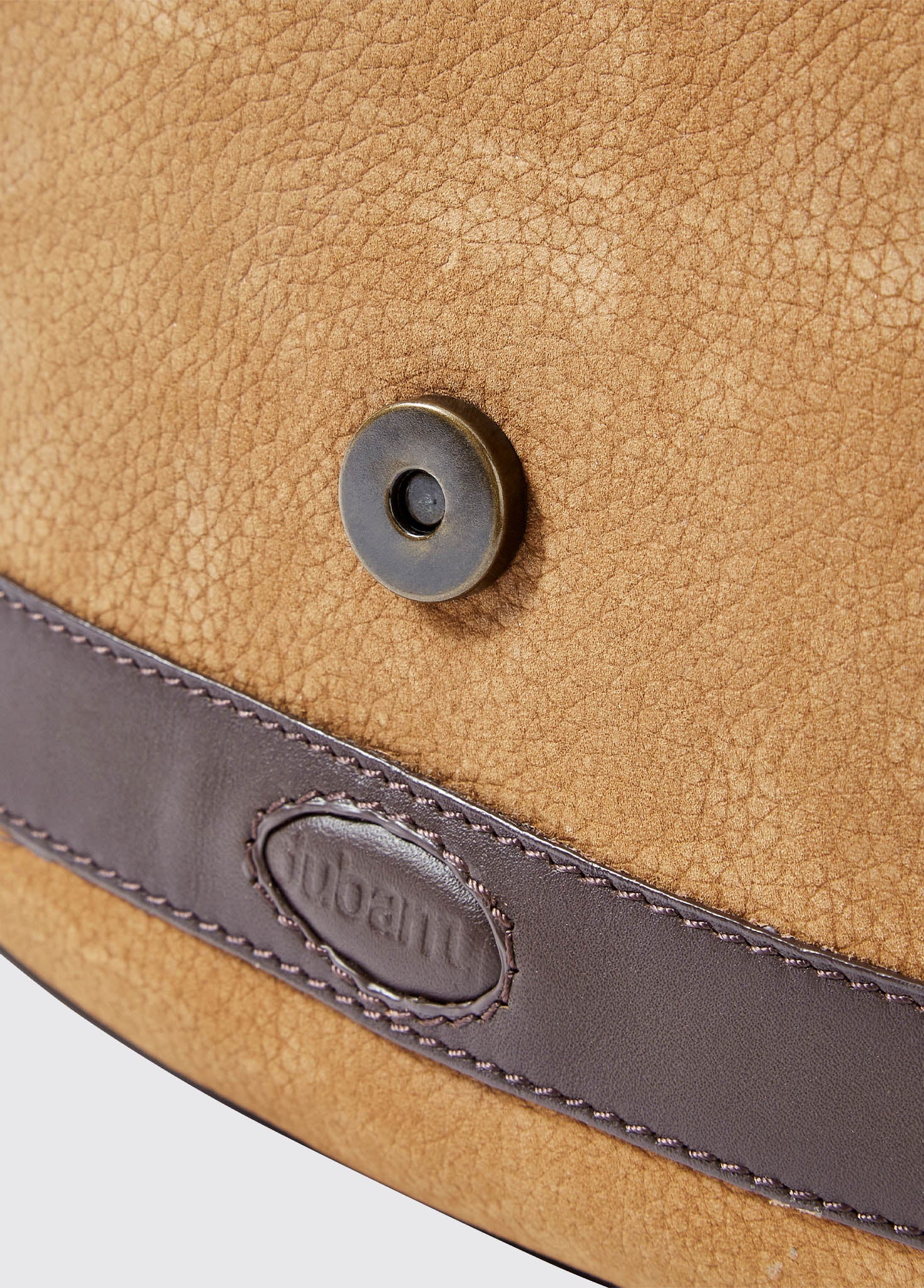 Clara Ladies Leather Saddle bag - Brown - Image 5