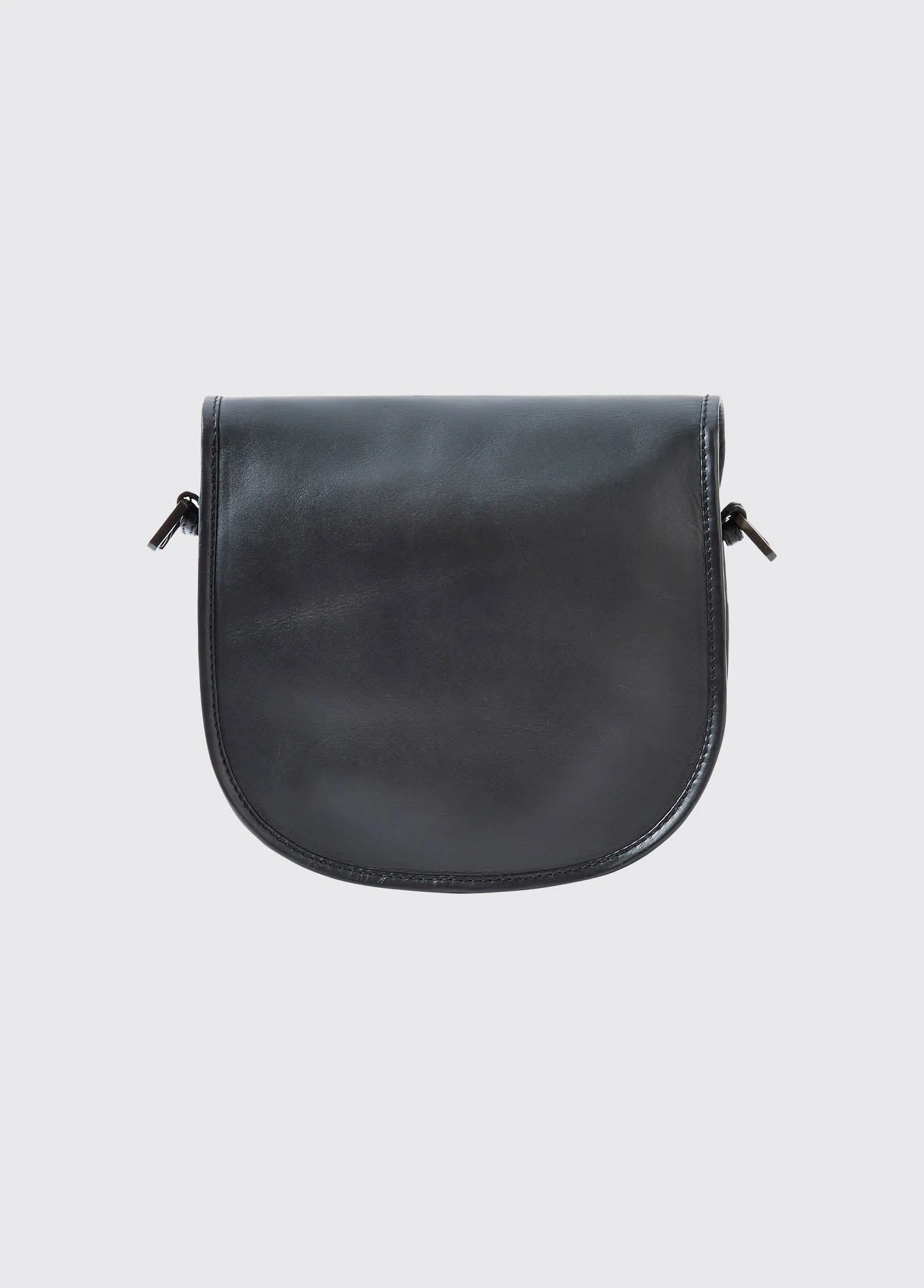 Clara Ladies Leather Saddle bag - Black - Image 3