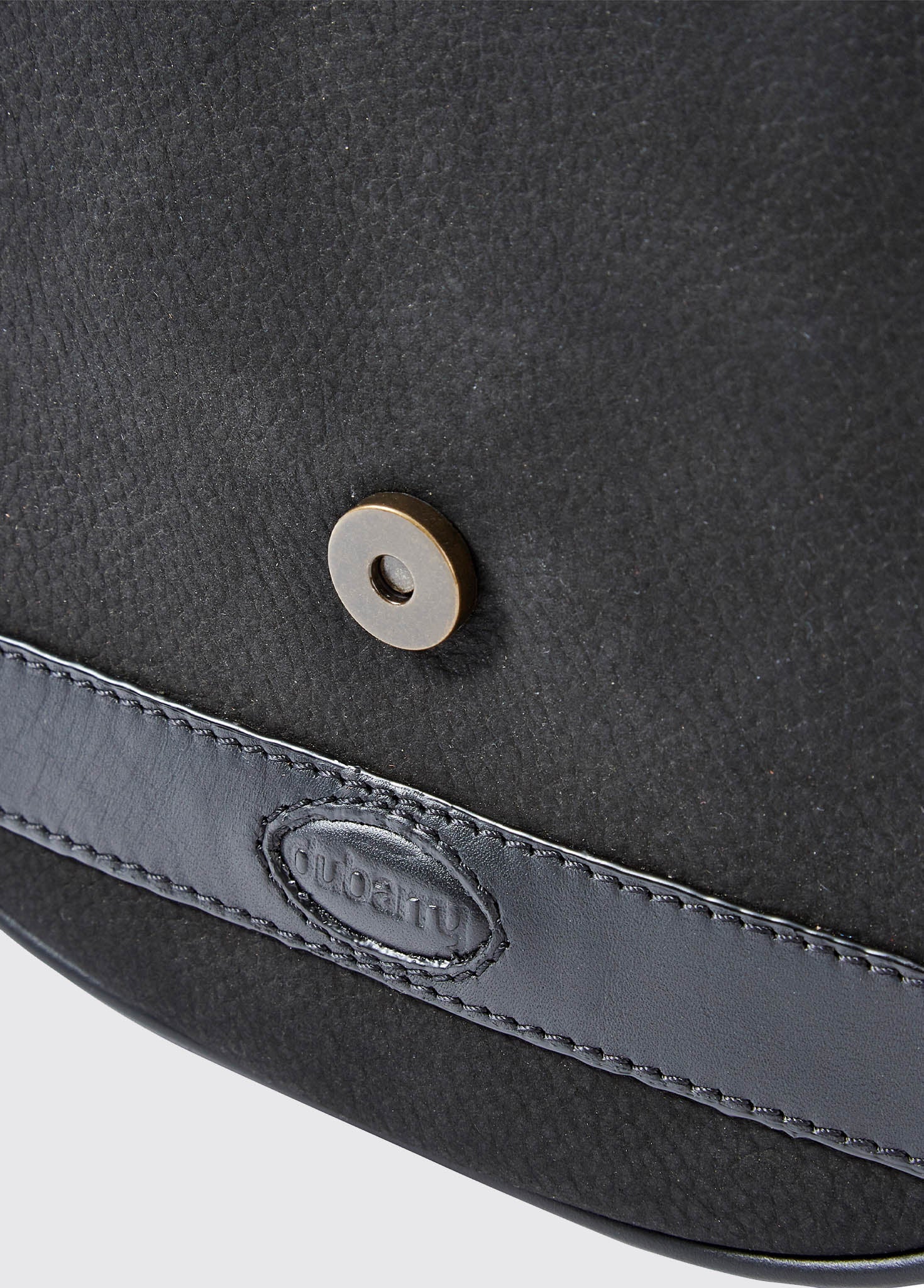 Clara Ladies Leather Saddle bag - Black - Image 6