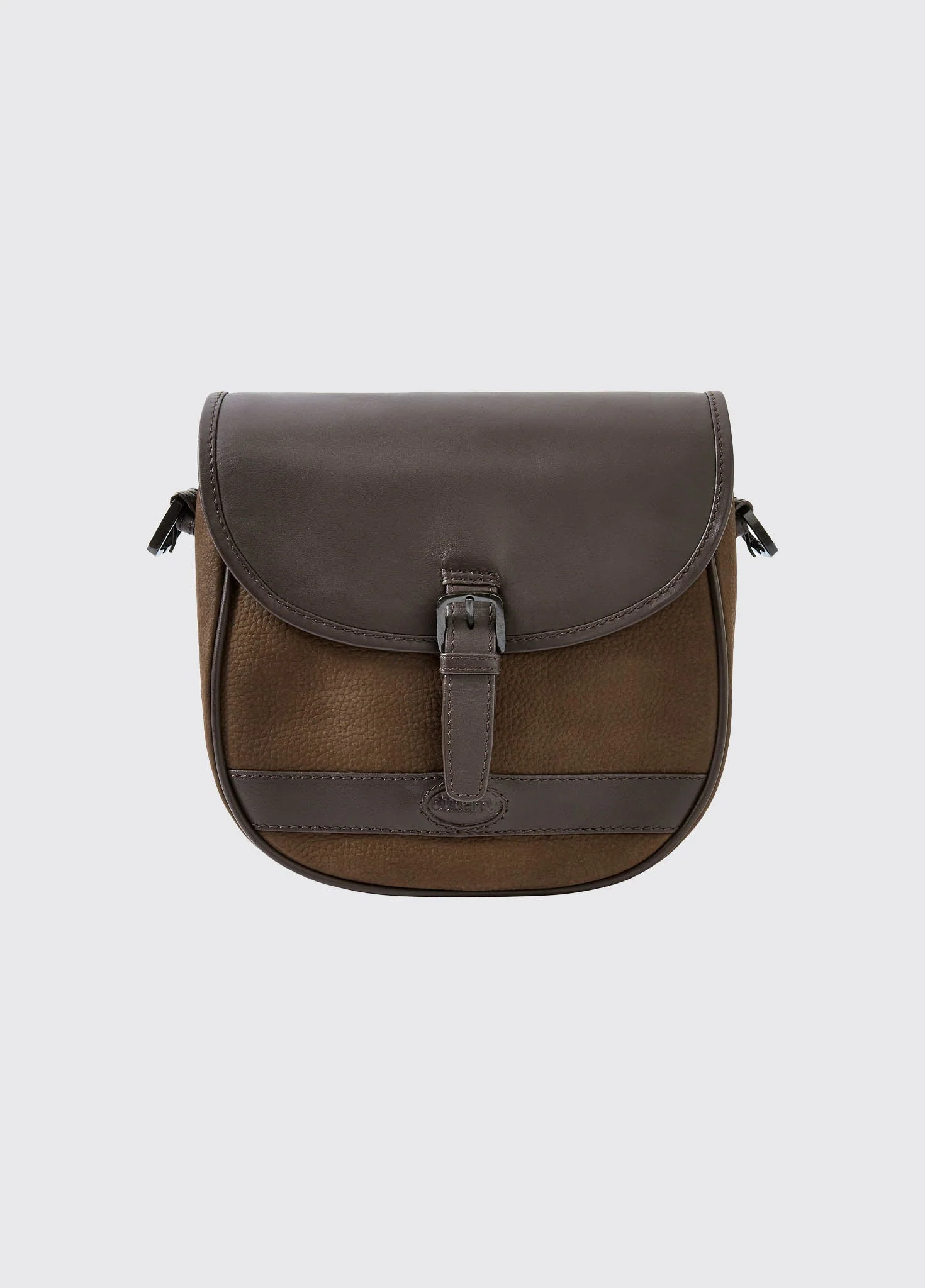 Clara Ladies Leather Saddle bag - Walnut - Image 2