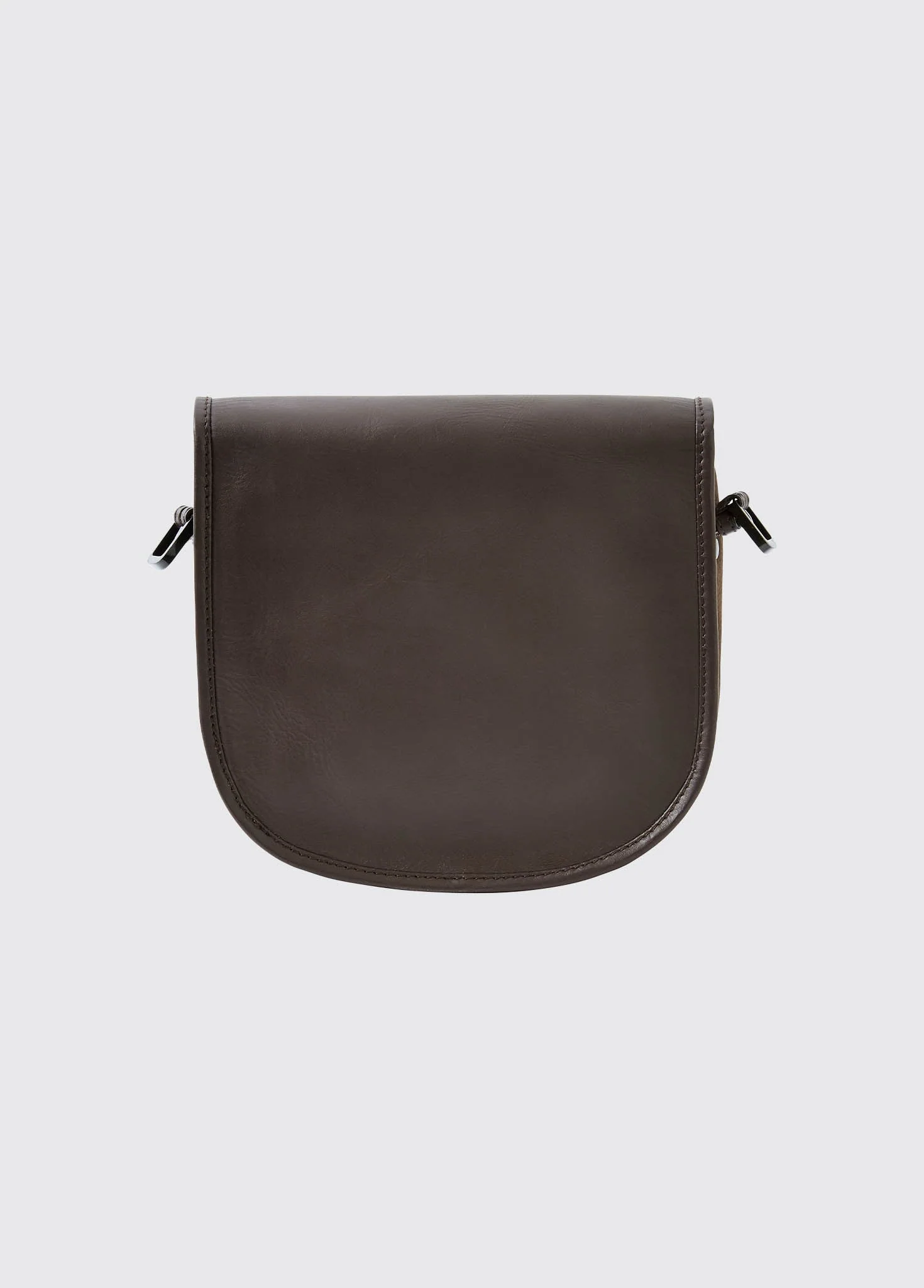 Clara Ladies Leather Saddle bag - Walnut - Image 4