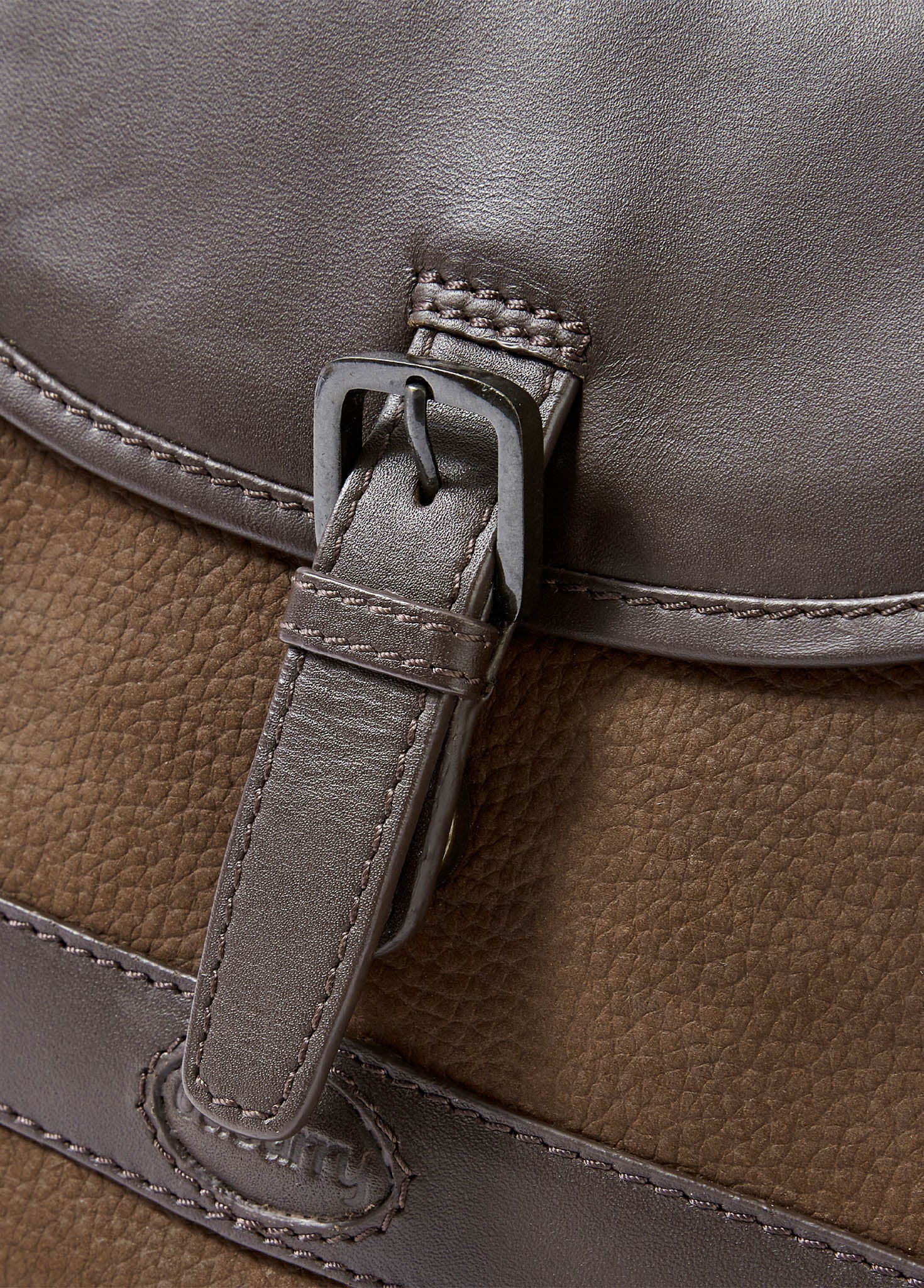 Clara Ladies Leather Saddle bag - Walnut - Image 5