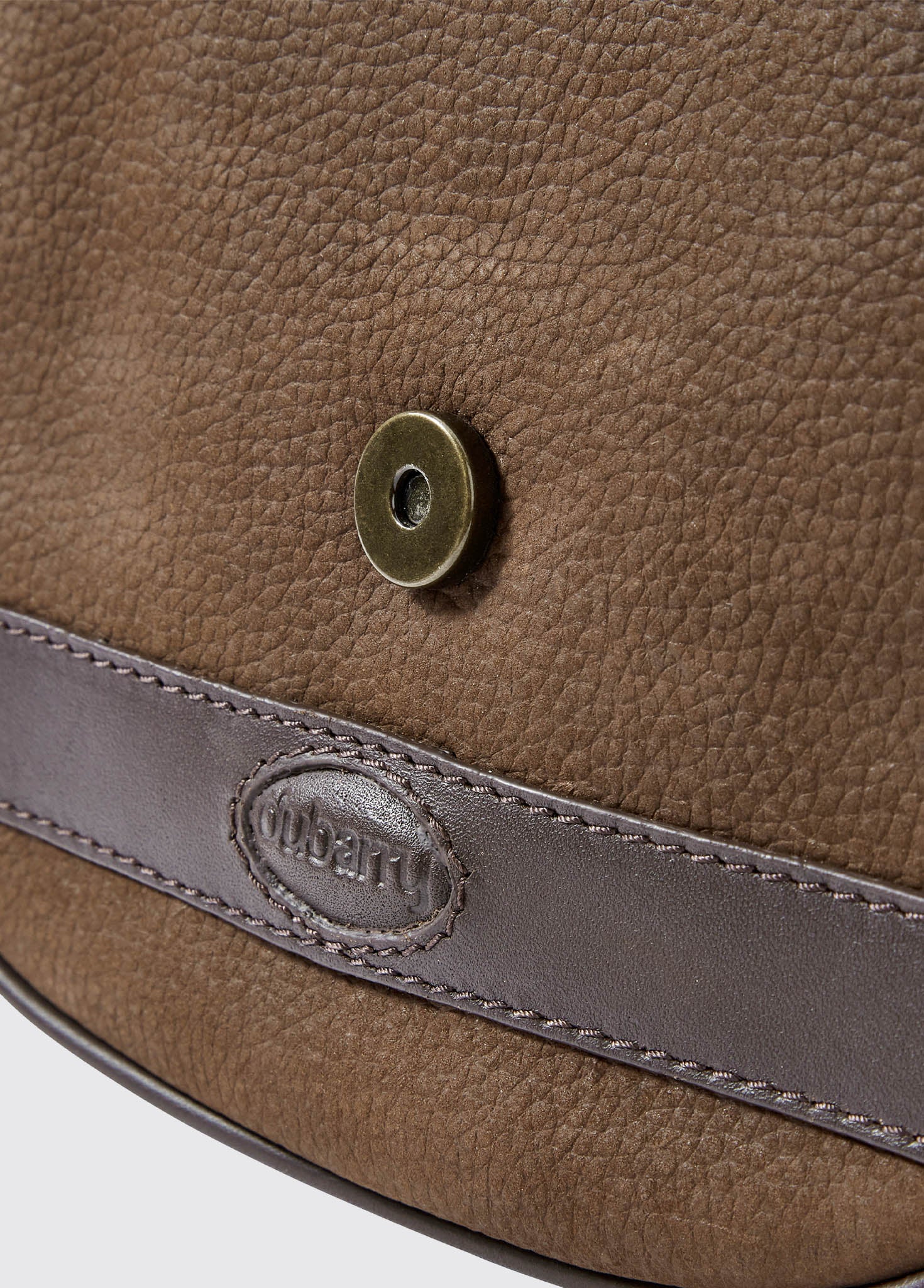 Clara Ladies Leather Saddle bag - Walnut - Image 6