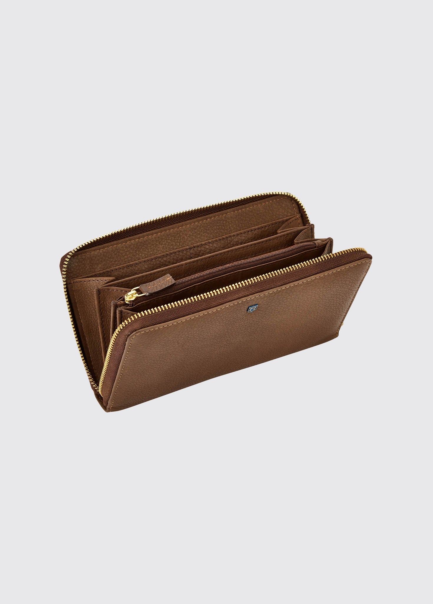 Portlick Ladies Leather Wallet - Walnut - Image 3