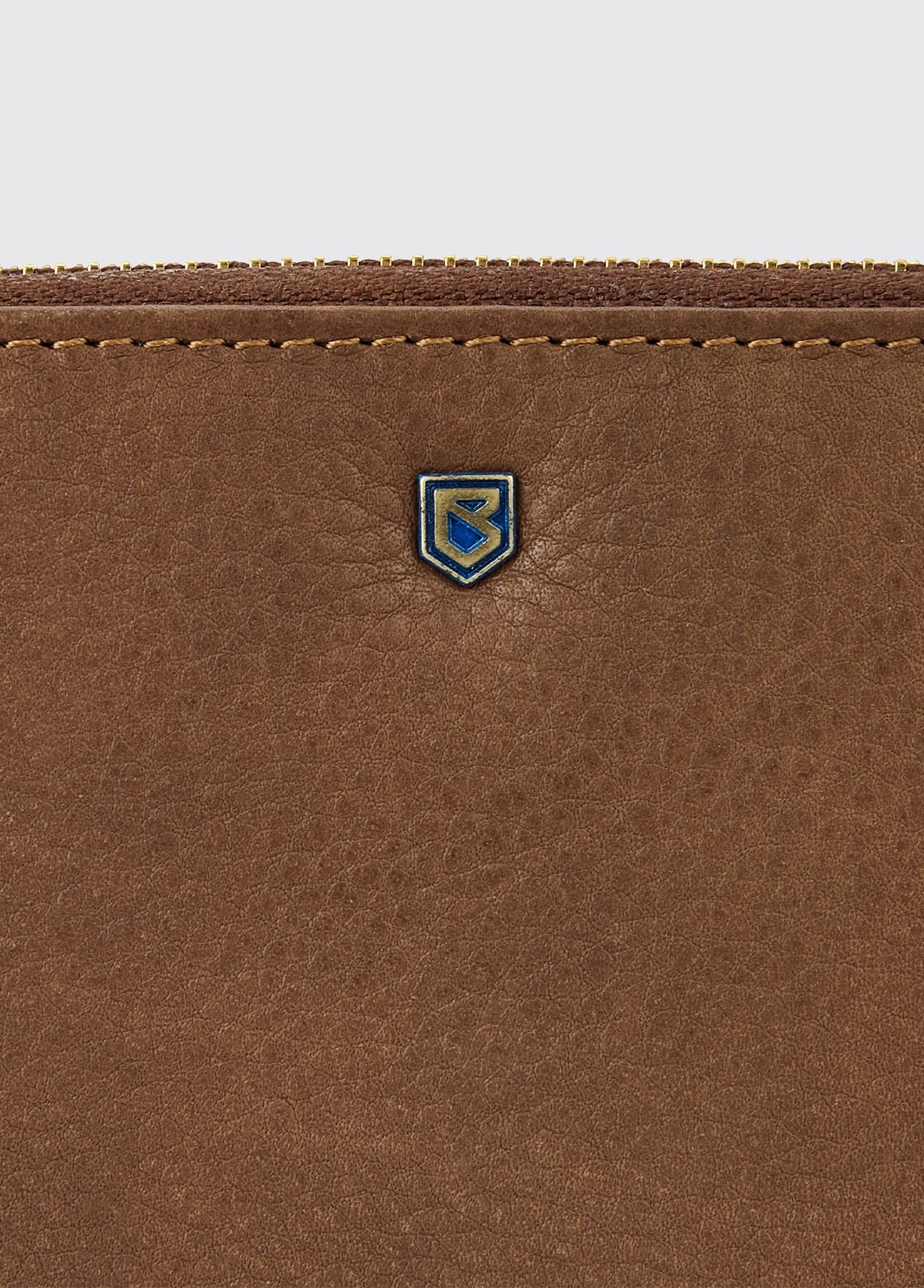 Portlick Ladies Leather Wallet - Walnut - Image 4