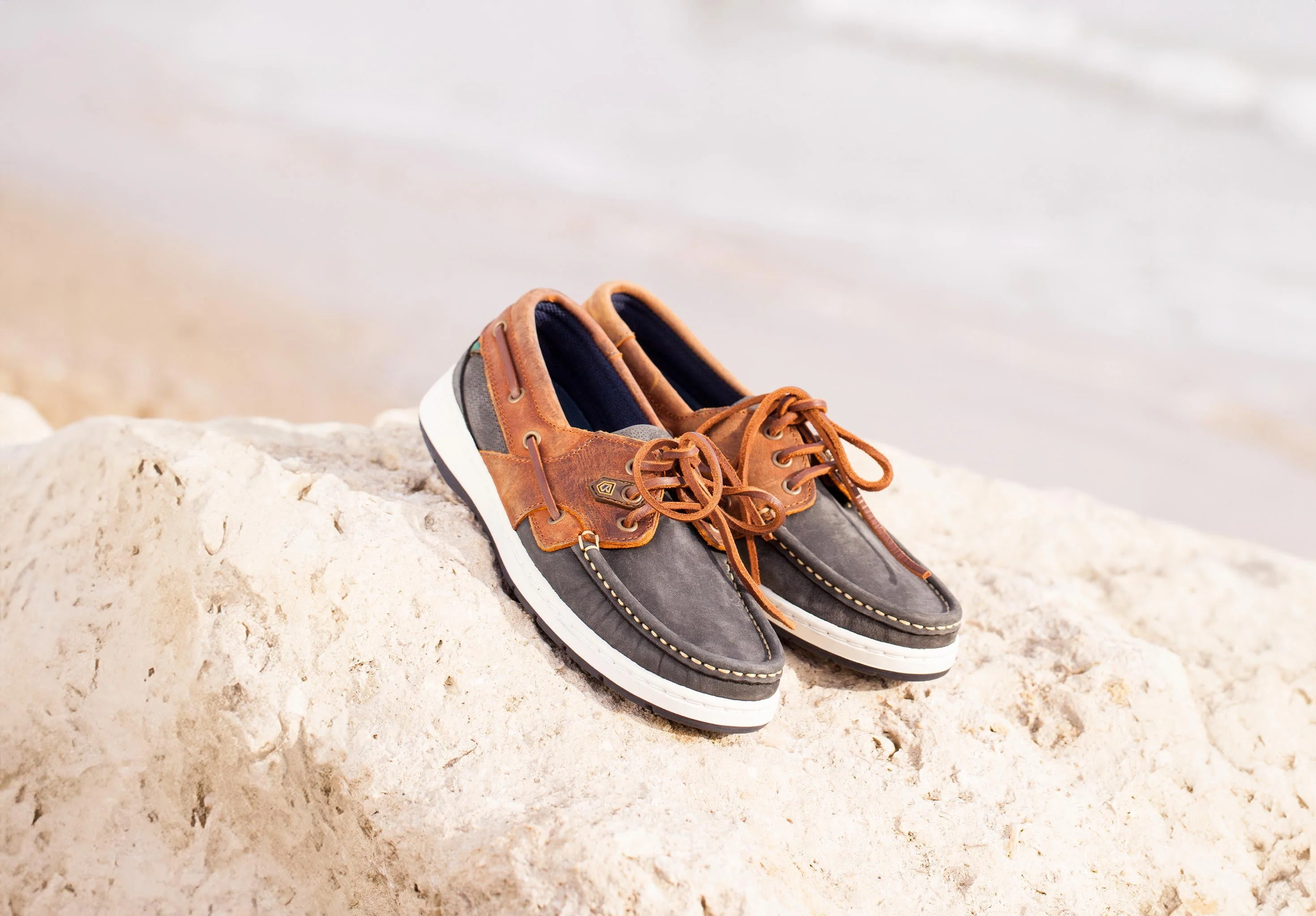 Auckland Loafer - Denim/Tan - Image 3