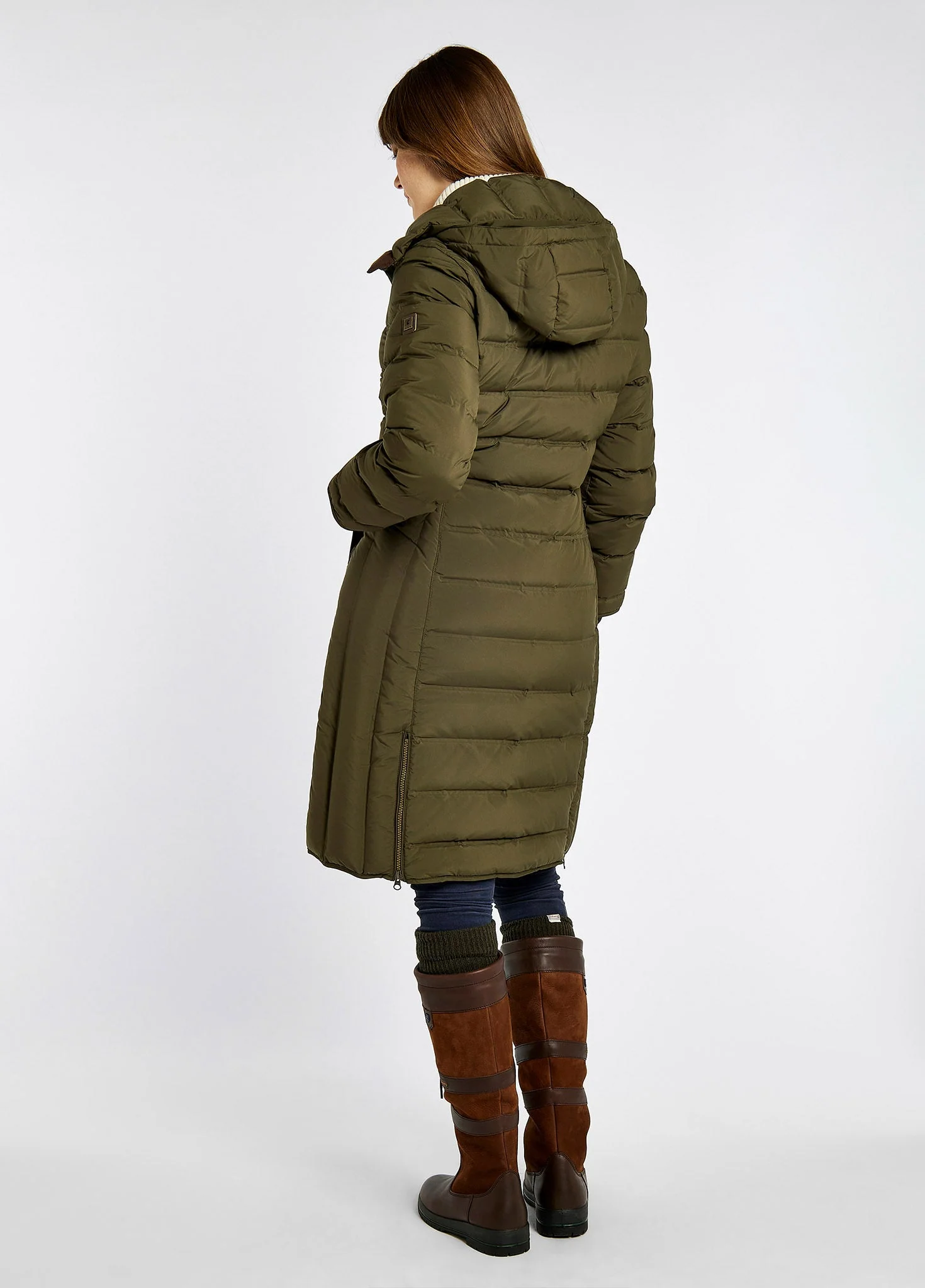 Meyers long length coat - Olive - Image 4