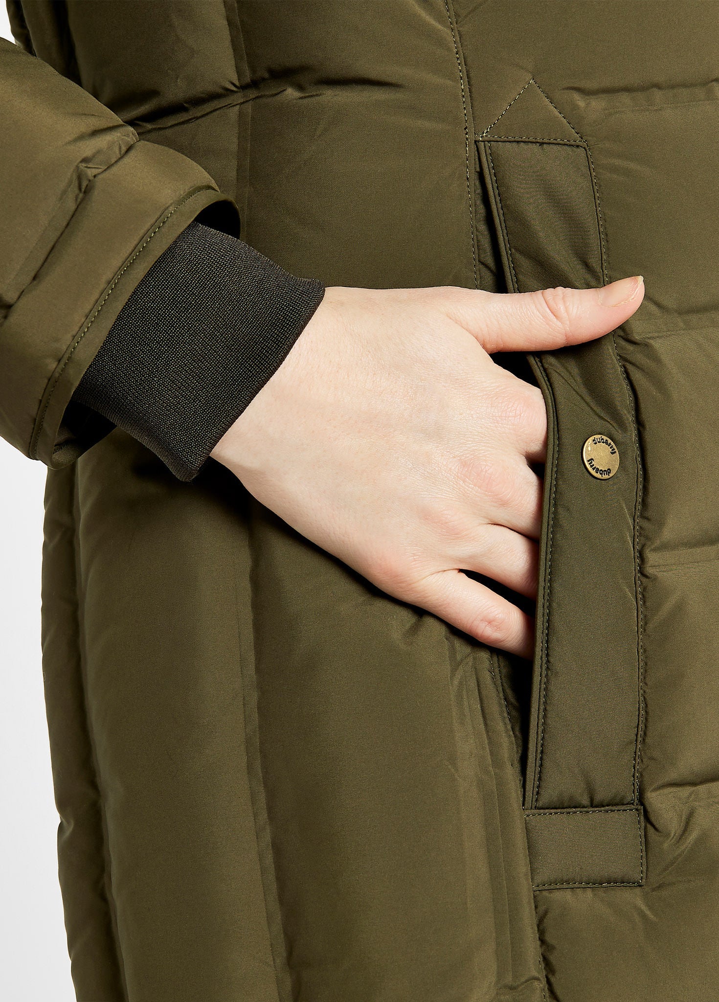 Meyers long length coat - Olive - Image 6