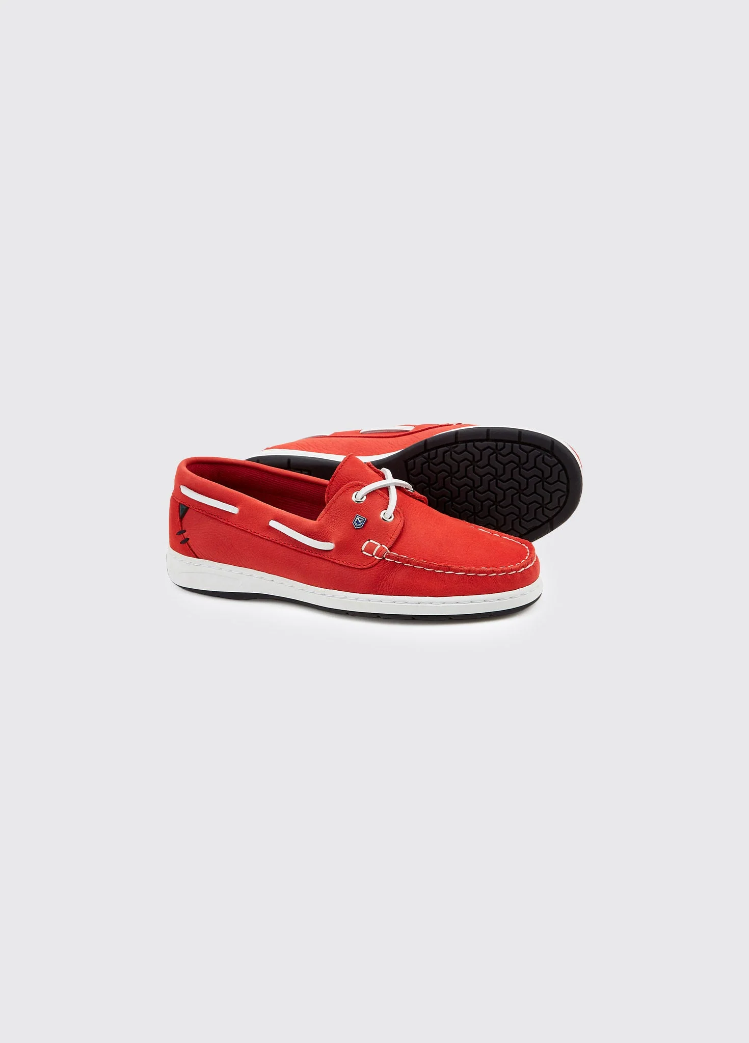 Marbella Deck Shoe - Engine Red - Image 2