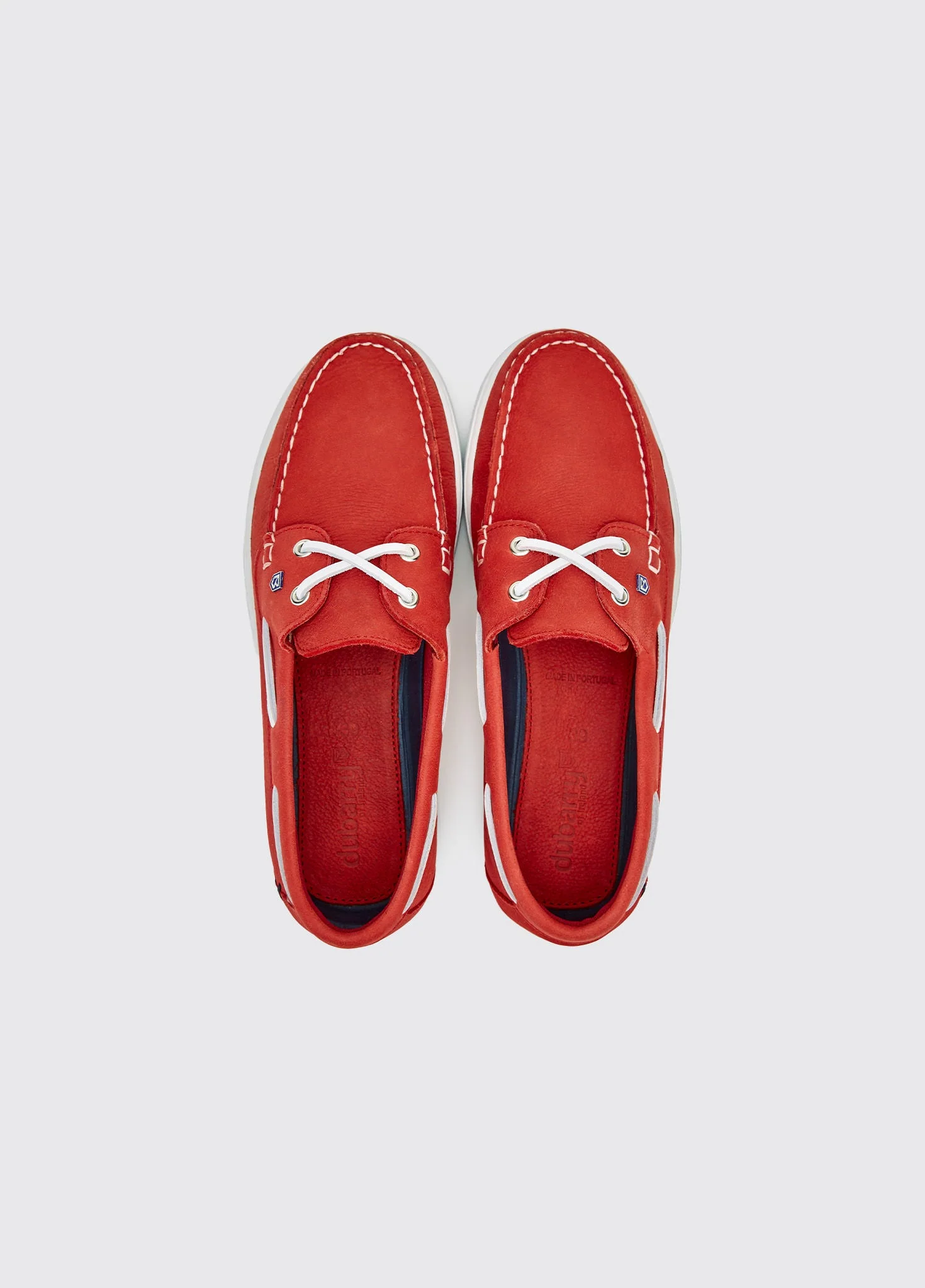 Marbella Deck Shoe - Engine Red - Image 5