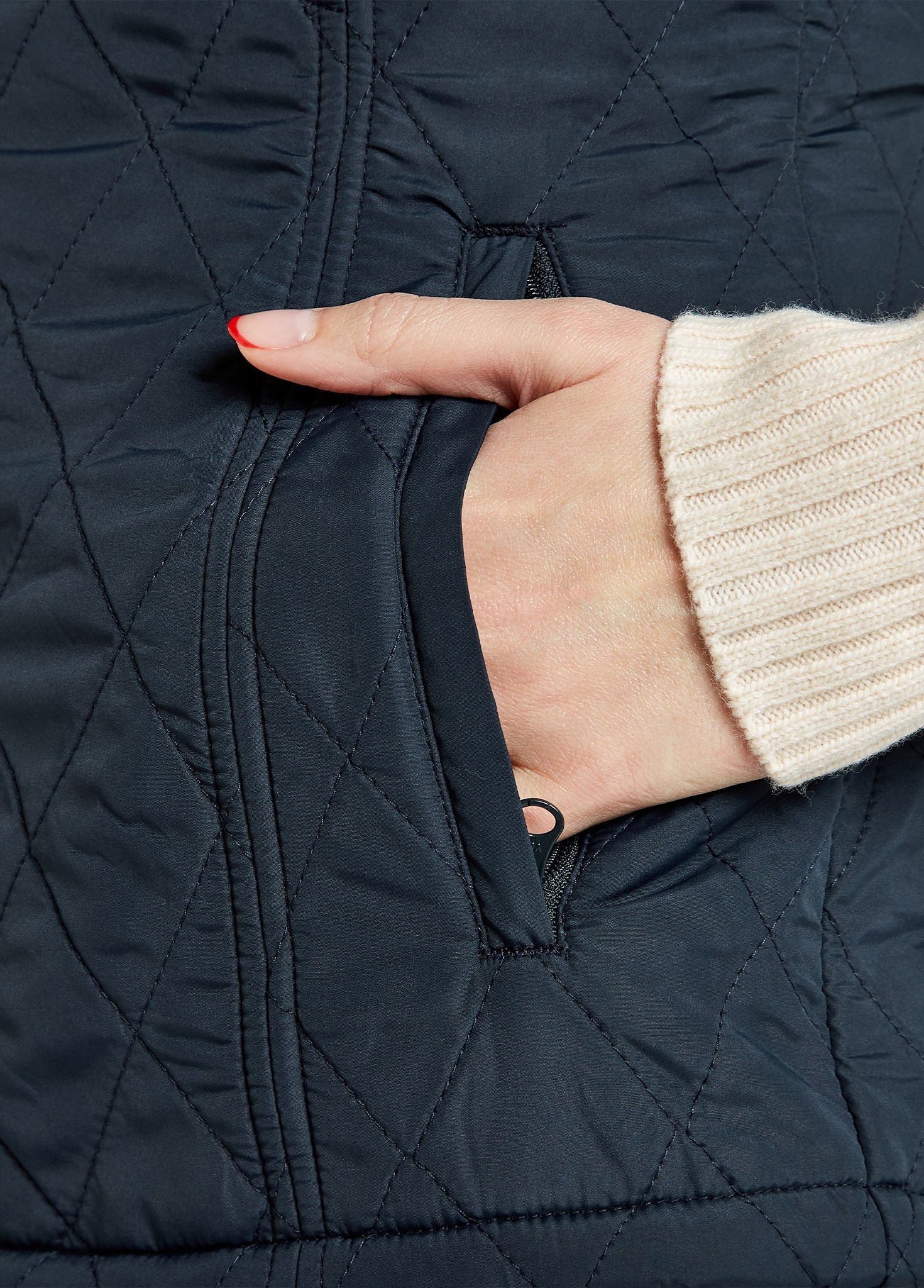 Rathdown Quilted Gilet - Navy - Image 6