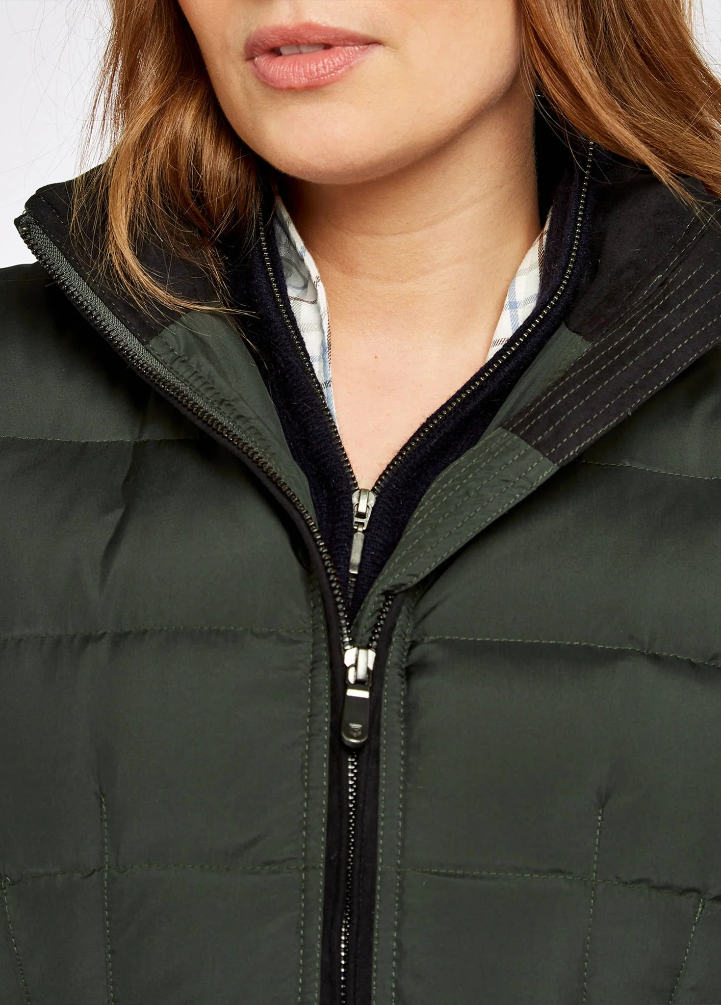 Spiddal Quilted Gilet - Spruce - Image 5
