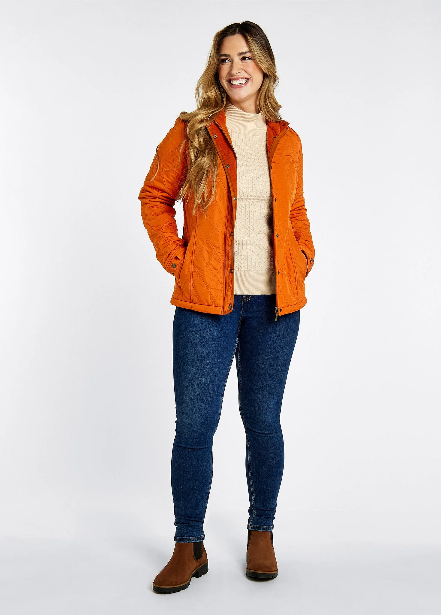 Camlodge Quilted Jacket - Cayenne - Image 2