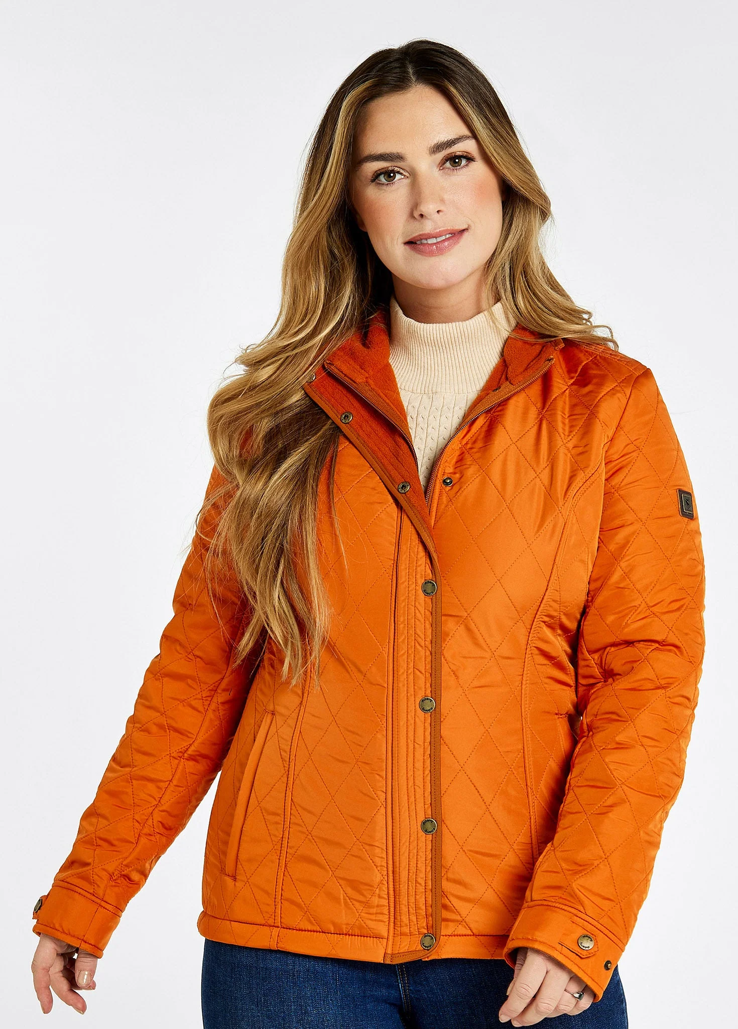 Camlodge Quilted Jacket - Cayenne - Image 3
