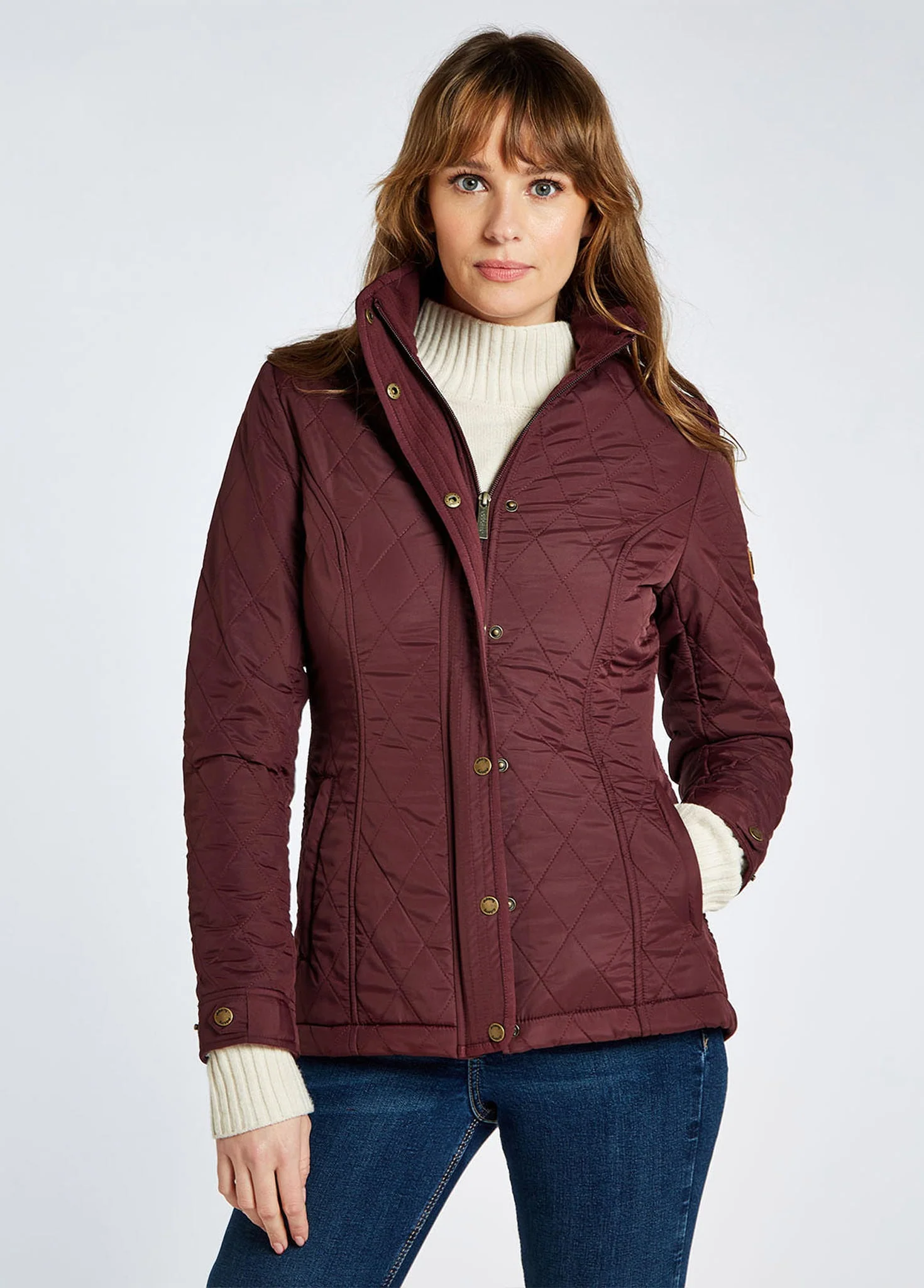 Camlodge Quilted Jacket - Currant - Image 2
