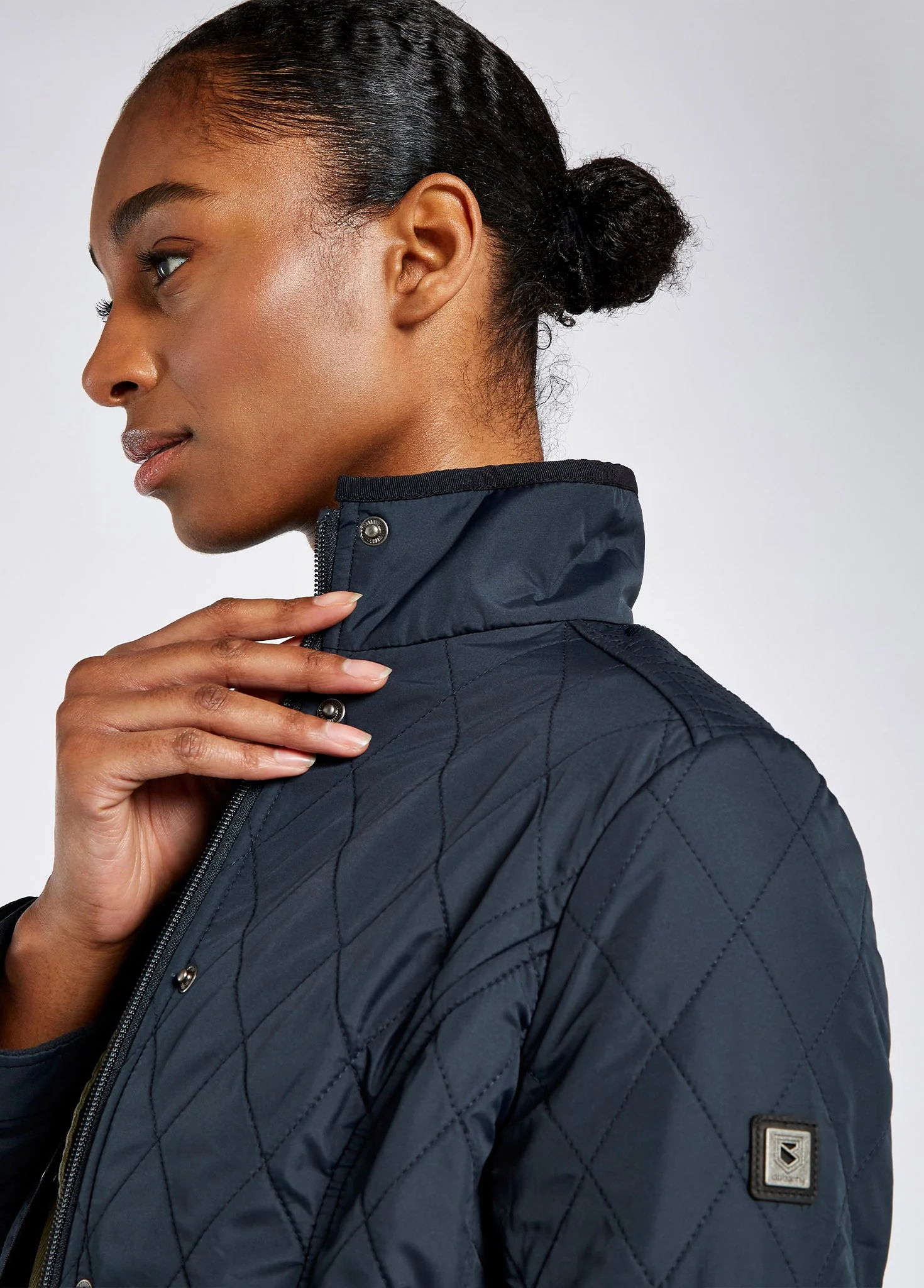 Camlodge Quilted Jacket - Navy - Image 5