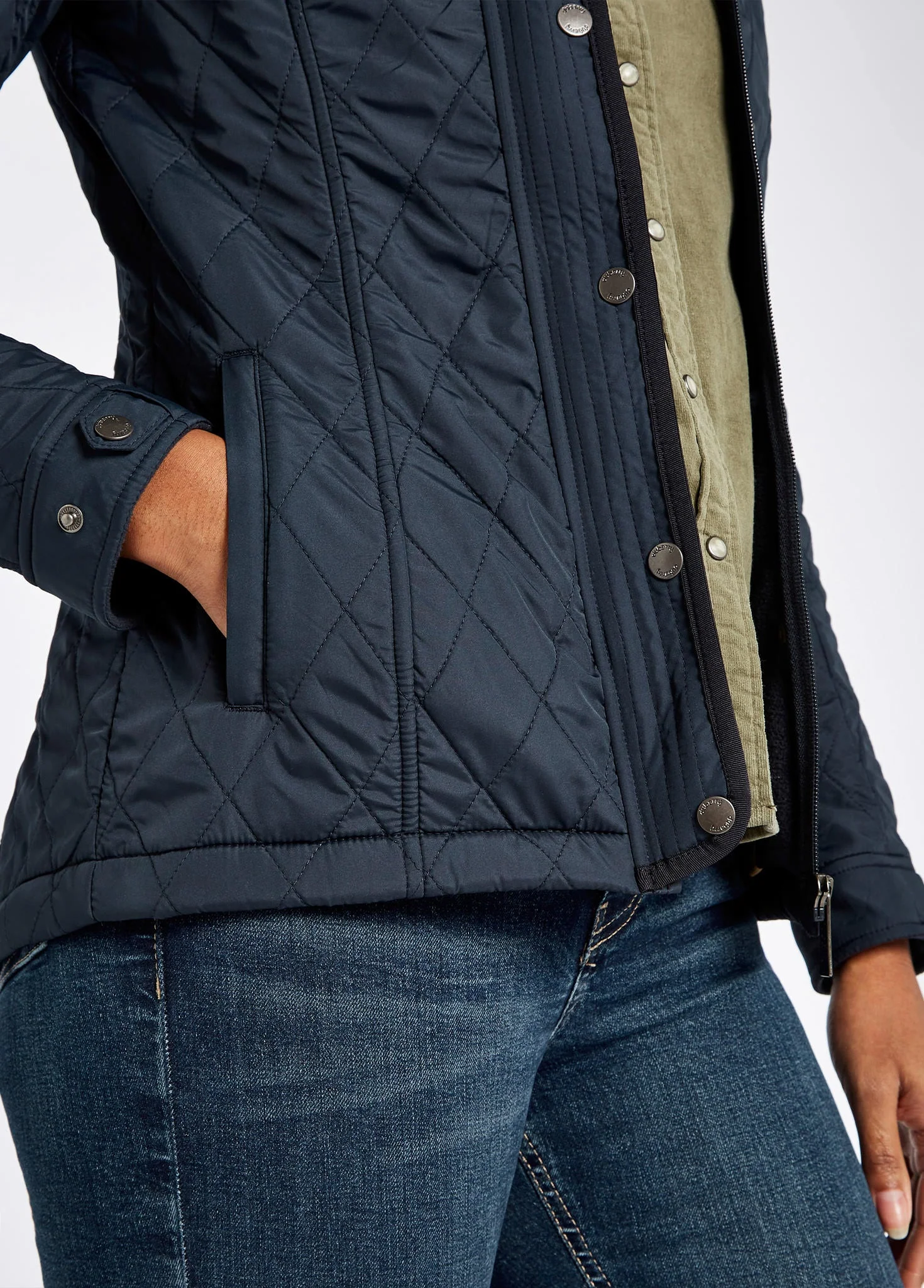 Camlodge Quilted Jacket - Navy - Image 6