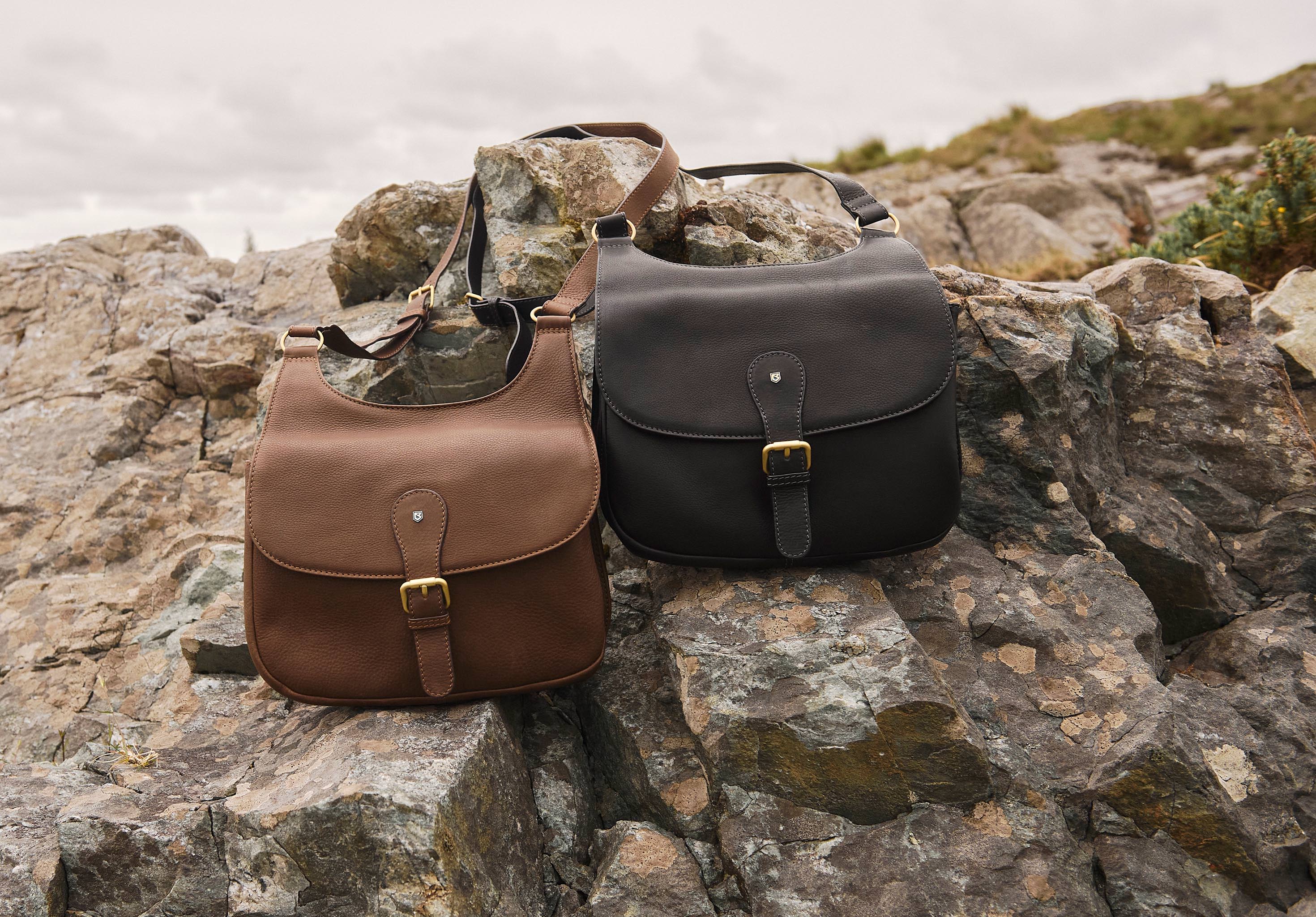 Balrickard Ladies Saddle Bag - Black - Image 3