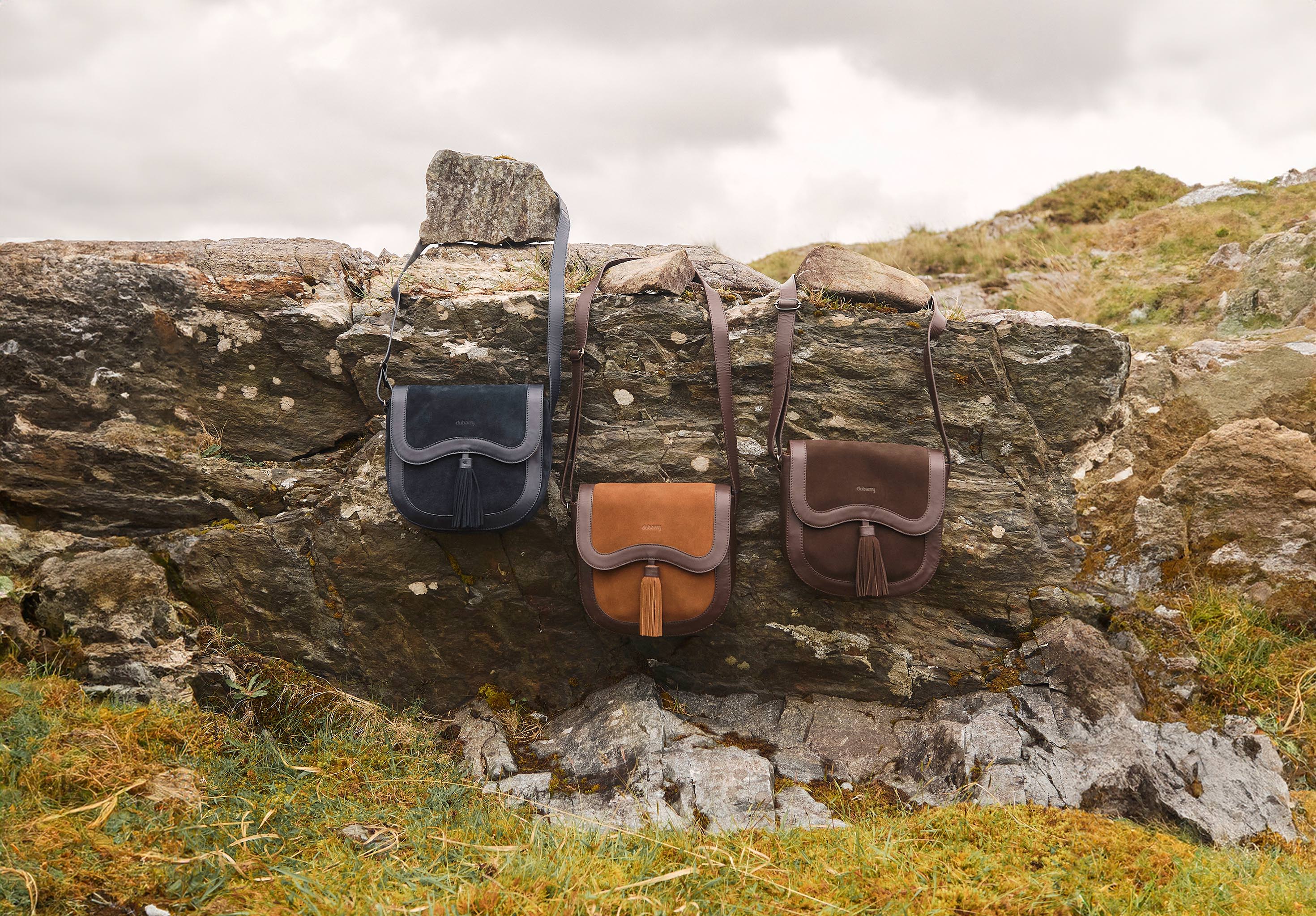 Monart Ladies Saddle Bag - Camel - Image 3
