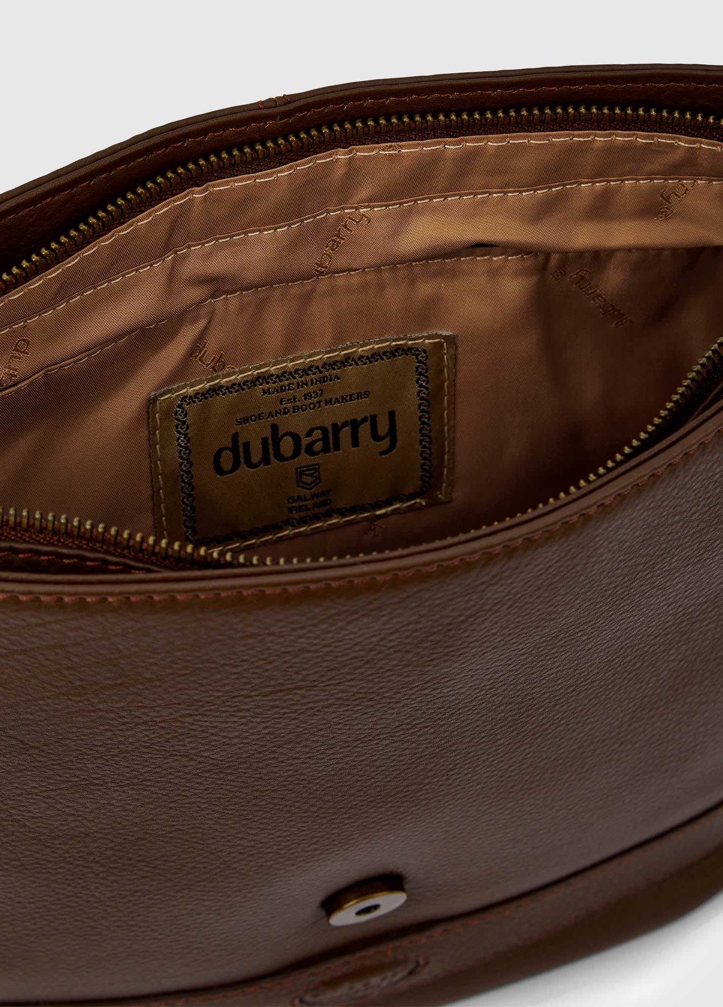 Woodburn Ladies Saddle Bag - Walnut - Image 6