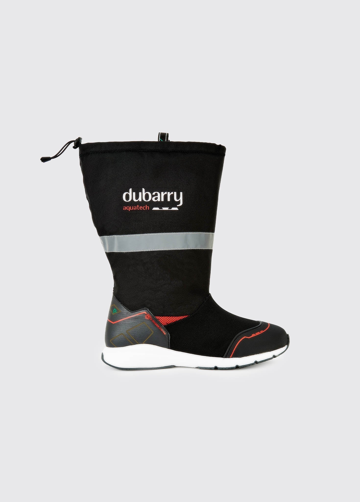 Valletta Ladies Sailing Boot - Black - Image 3