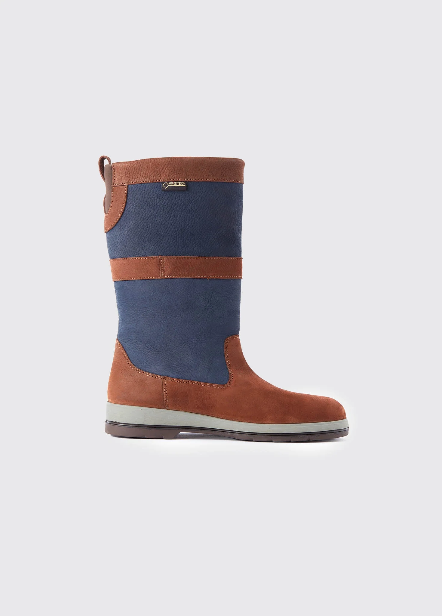 Ultima Ladies Sailing Boot - Navy/Brown - Image 4