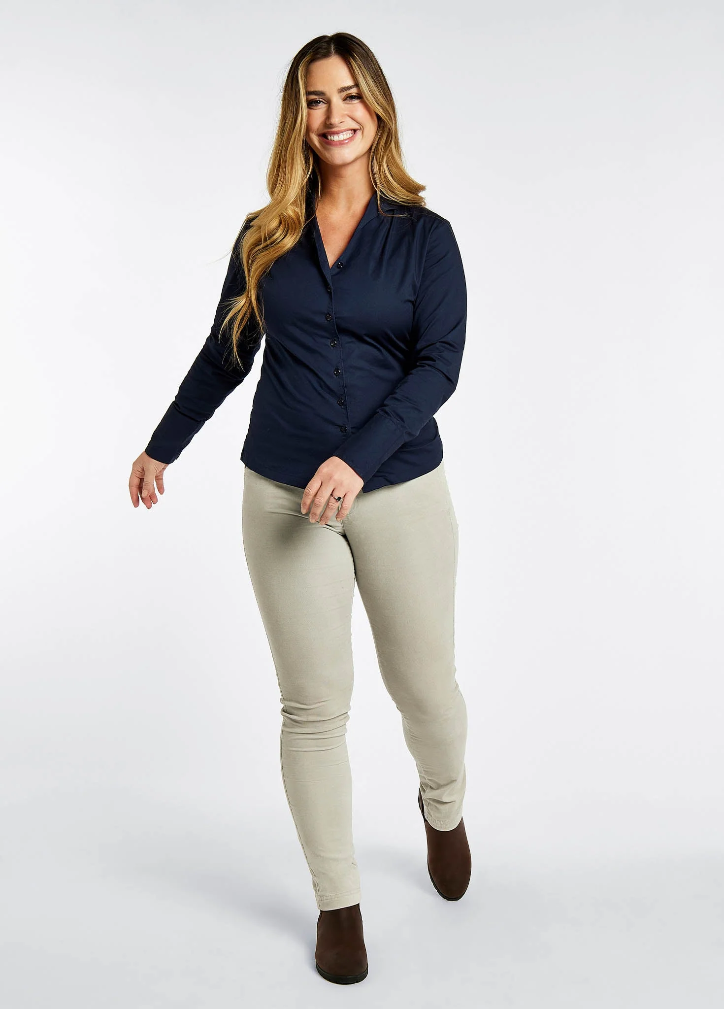 Snowdrop Shirt - Navy - Image 2