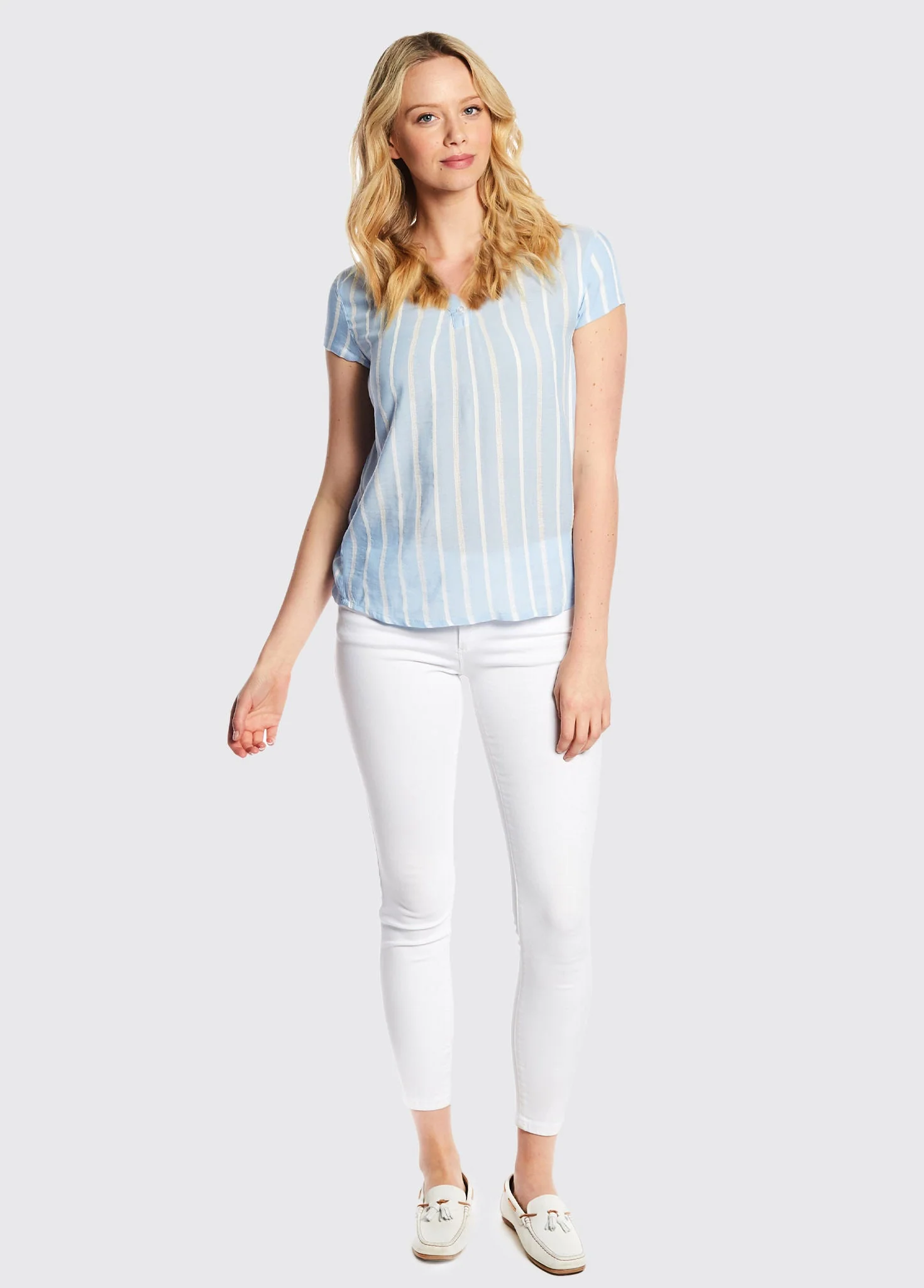 Gardenia Shirt - Pale Blue - Image 2